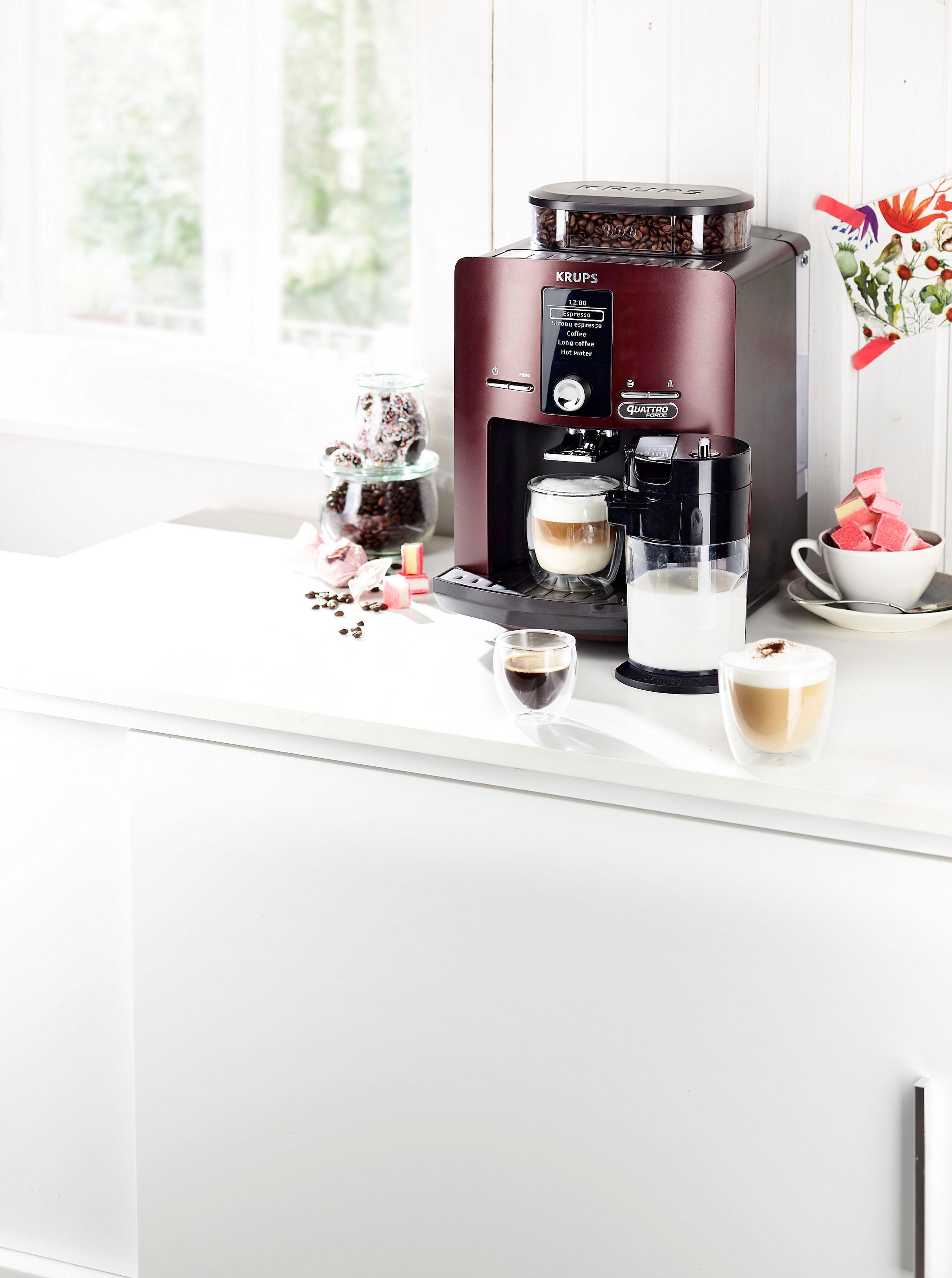 Krups Kaffeevollautomat »EA829G Espresseria Automatic Latt\'Espress«, mit  kompact-LCD Display, integrierter Milchbehälter mit 3 Jahren XXL Garantie | Kaffeevollautomaten