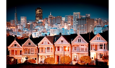 Weigla LED Dekolicht »San Francisco«, beidseitiges Motiv San Francisco/USA, Erzgebirge  garantiert online kaufen | mit 3 Jahren XXL Garantie