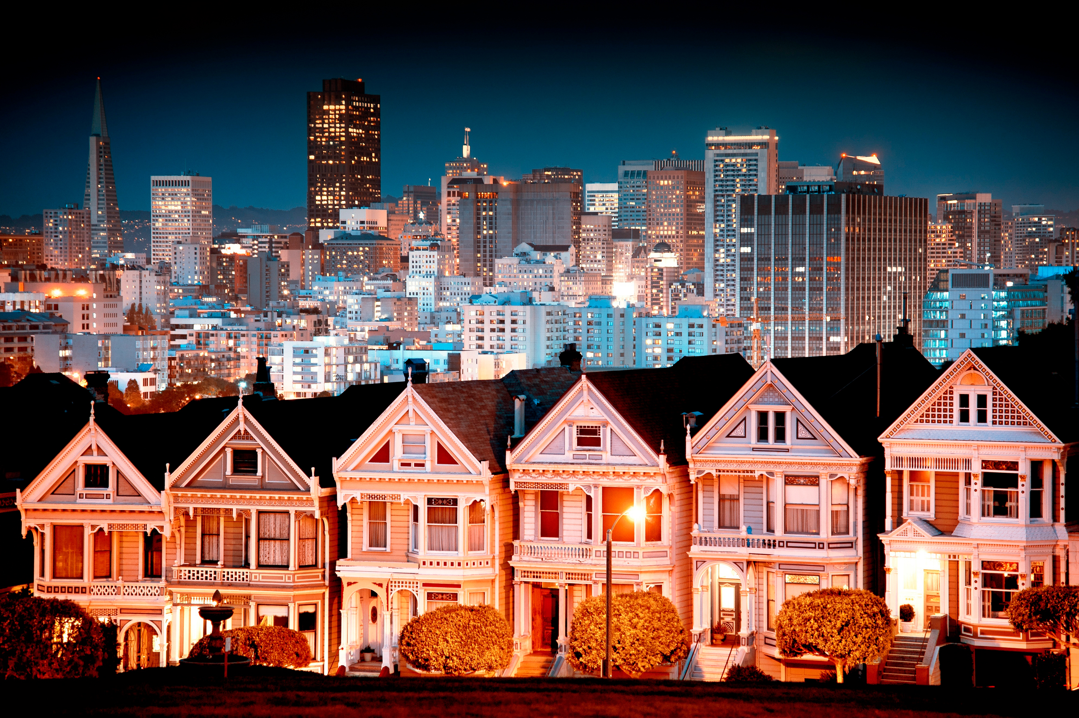 Weigla LED Dekolicht »San Francisco«, beidseitiges Motiv San Francisco/USA, Erzgebirge  garantiert online kaufen | mit 3 Jahren XXL Garantie