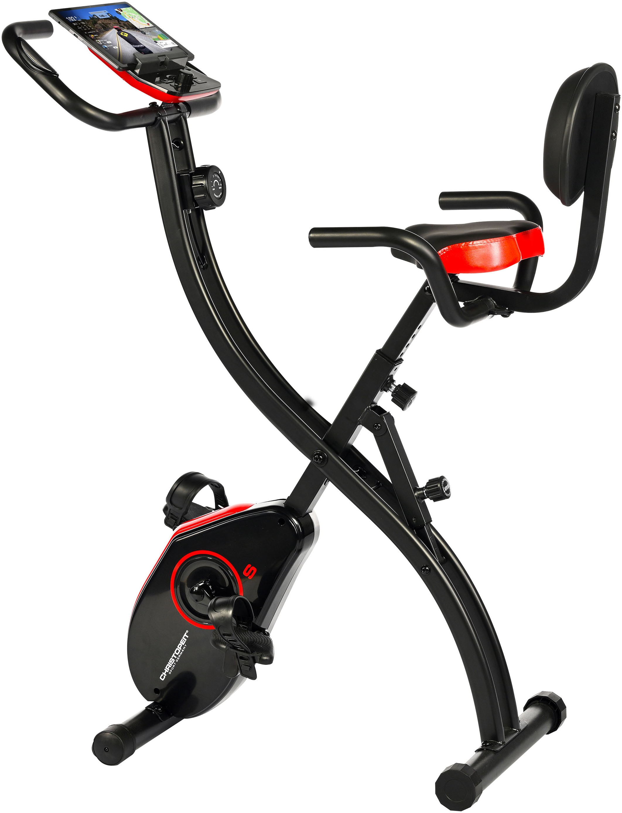 Christopeit Sport® Heimtrainer »S-Bike«, (Kinomap,Fithome und Zwift kompatibel),...