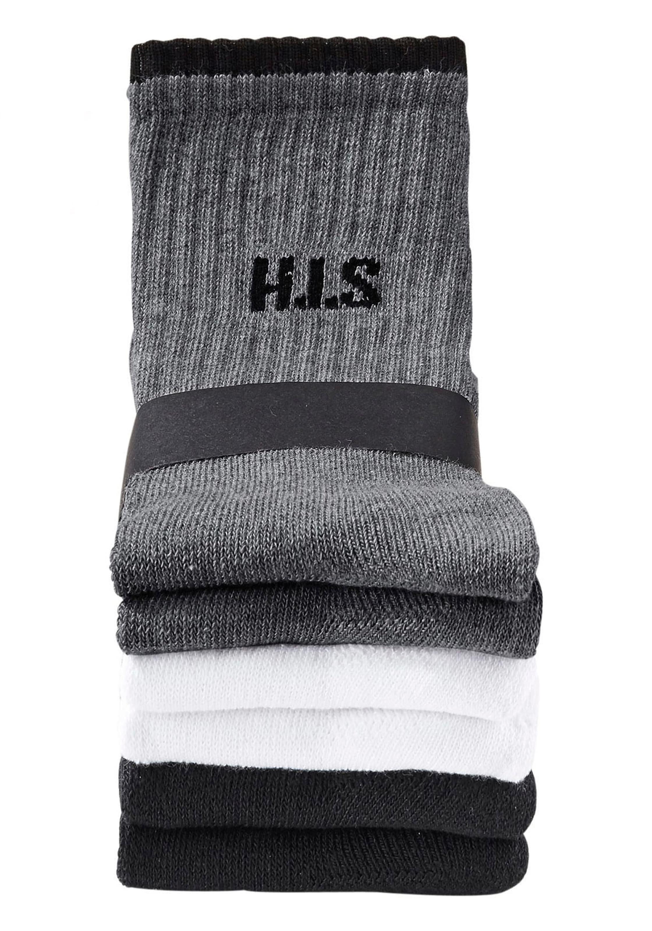 H.I.S Sportsocken, (Packung, 6 Paar), mit Frottee & verstärkten Belastungszonen