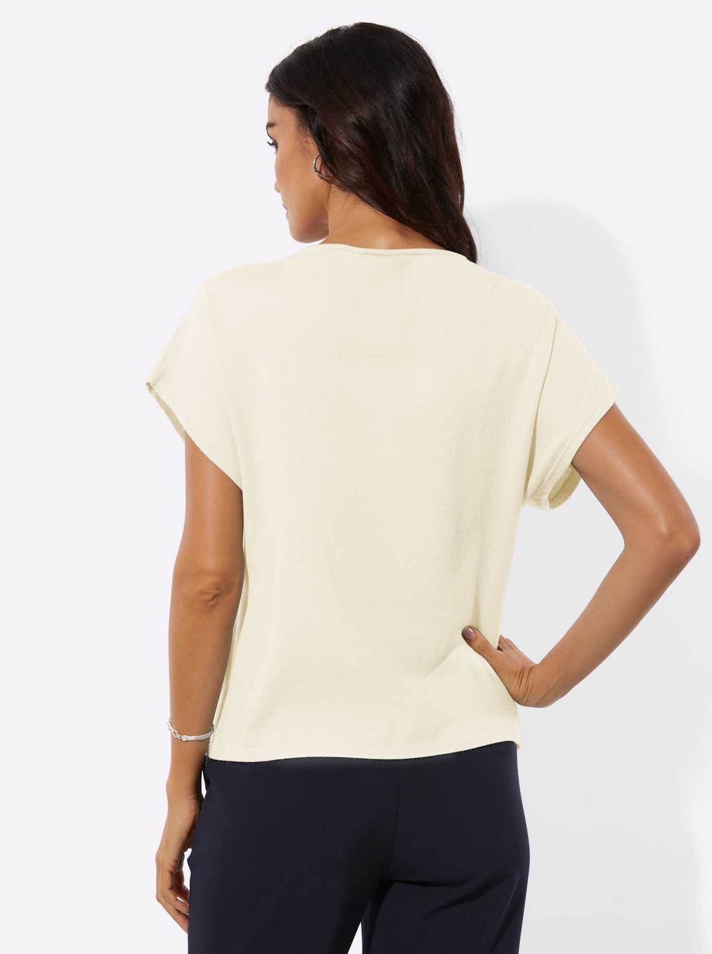 creation L Kurzarmpullover »Pullover«