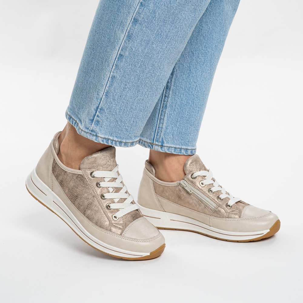 Ara Keilsneaker »OSAKA«  , Freizeitschuh, Halbschuh, Schnürschuh mit Wechselfußbett, H-Weite