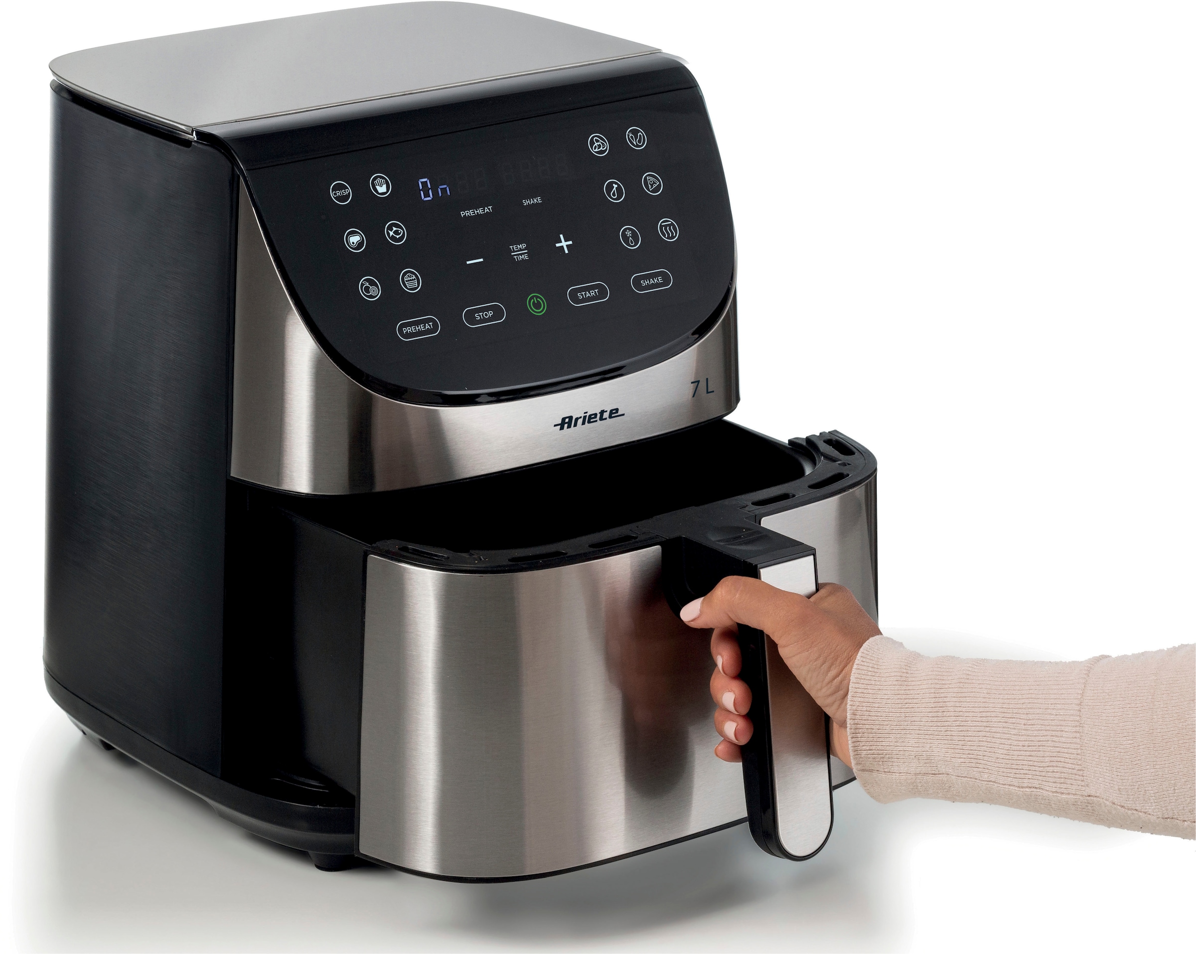 Ariete Heißluftfritteuse »4628«, 1800 W, Air Fryer Metal 7 L