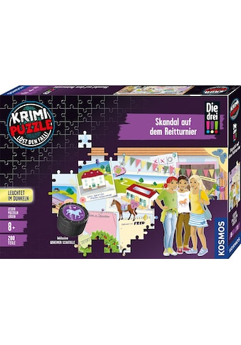 Kosmos Puzzle »Krimipuzzle Die drei !!! Skandal auf dem Reitturnier«, Made in Germany kaufen