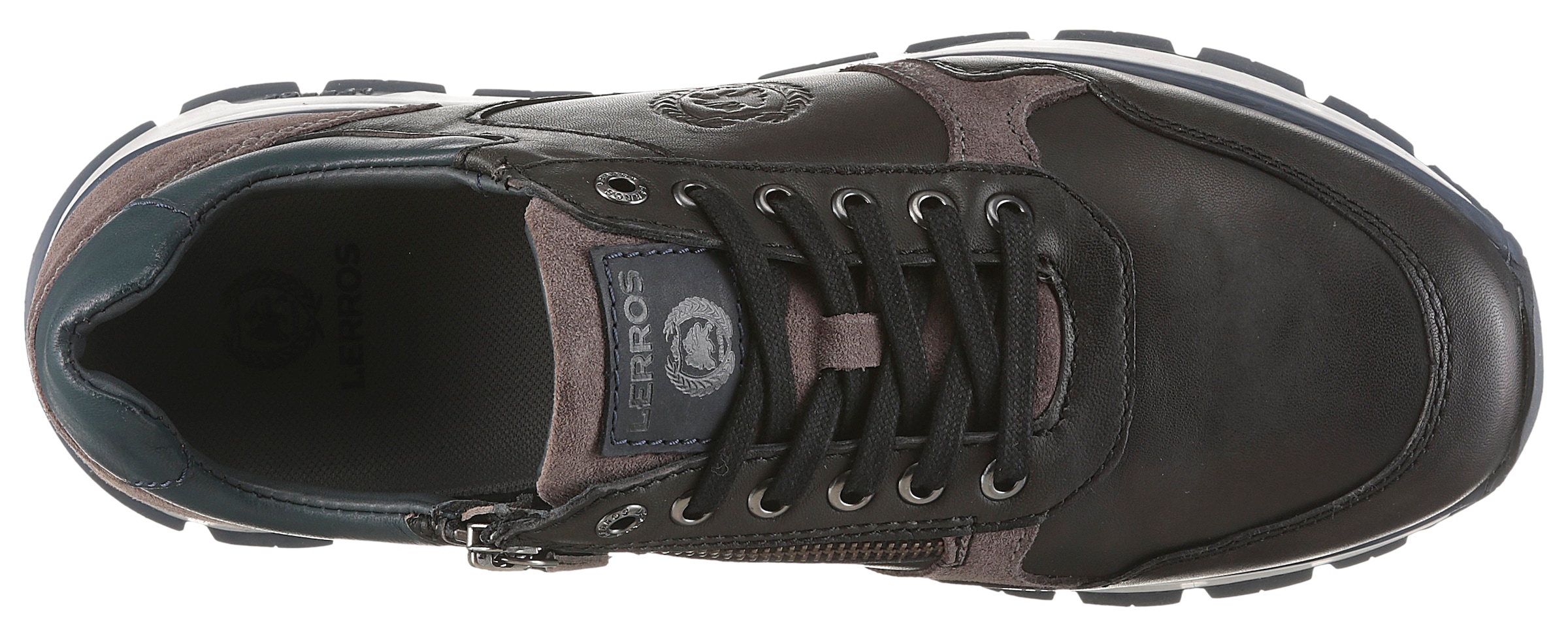 LERROS Sneaker  mit Reißverschluss, Schnürschuh, Freizeitschuh, Halbschuh