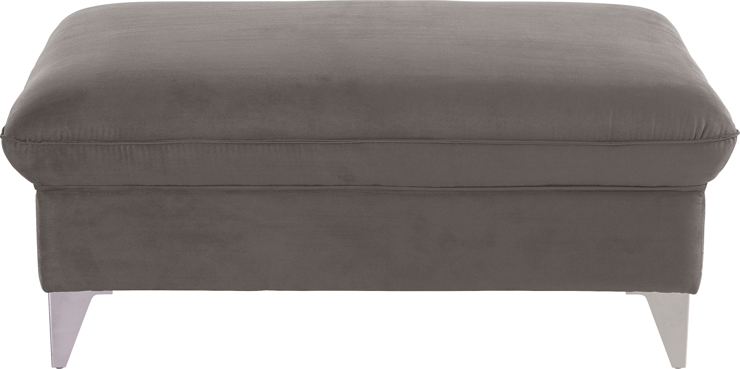 COTTA Polstergarnitur »Caluso L-Form« 2 Stk. tlg. Set bestehend aus: Ecksofa mit Kopfteilverstellung & Hocker