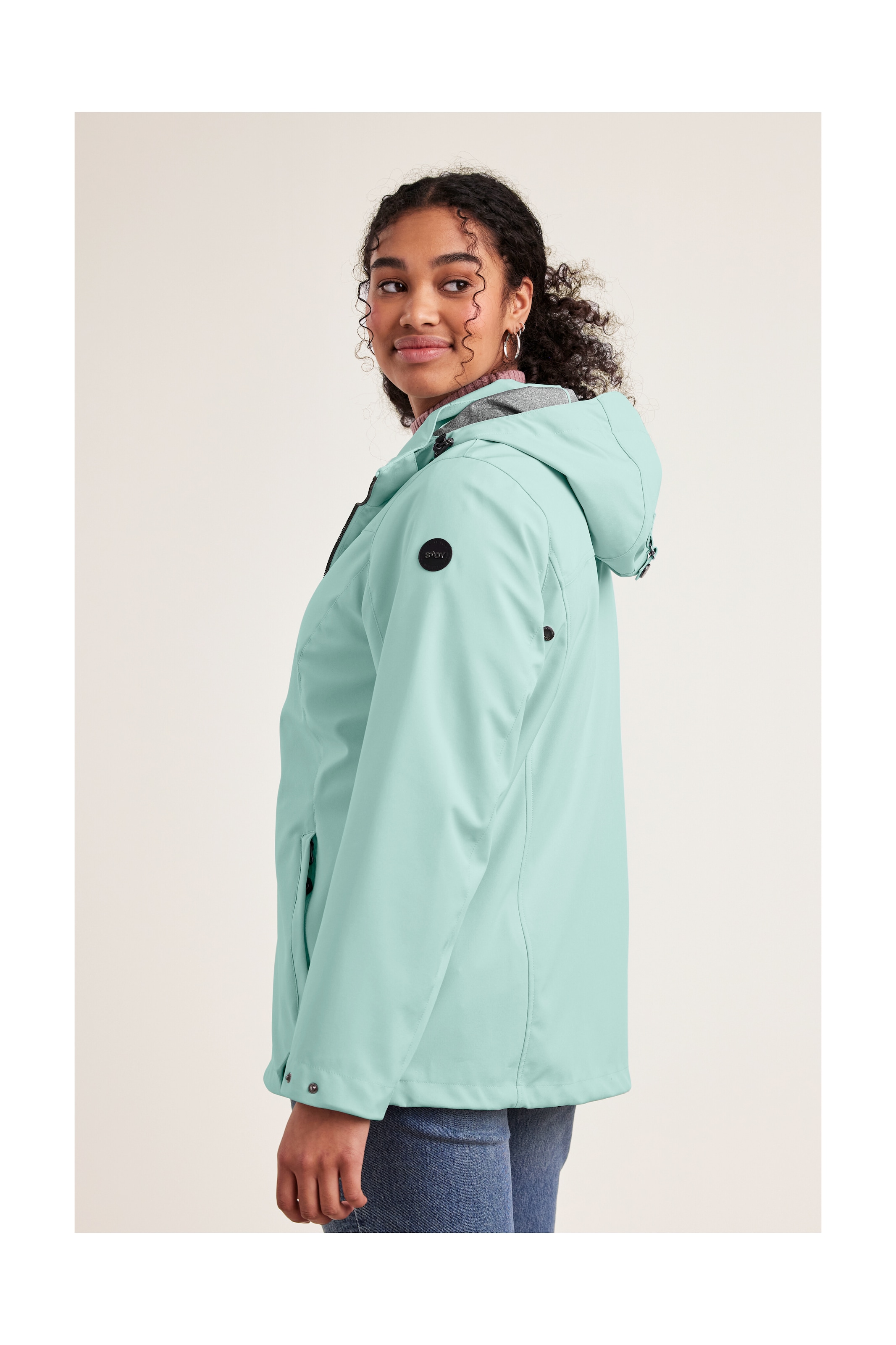 STOY Softshelljacke »STS 1 WMN SFTSHLL JCKT« Damen Softshelljacke: wasserabweisend, winddicht, atmungsaktiv
