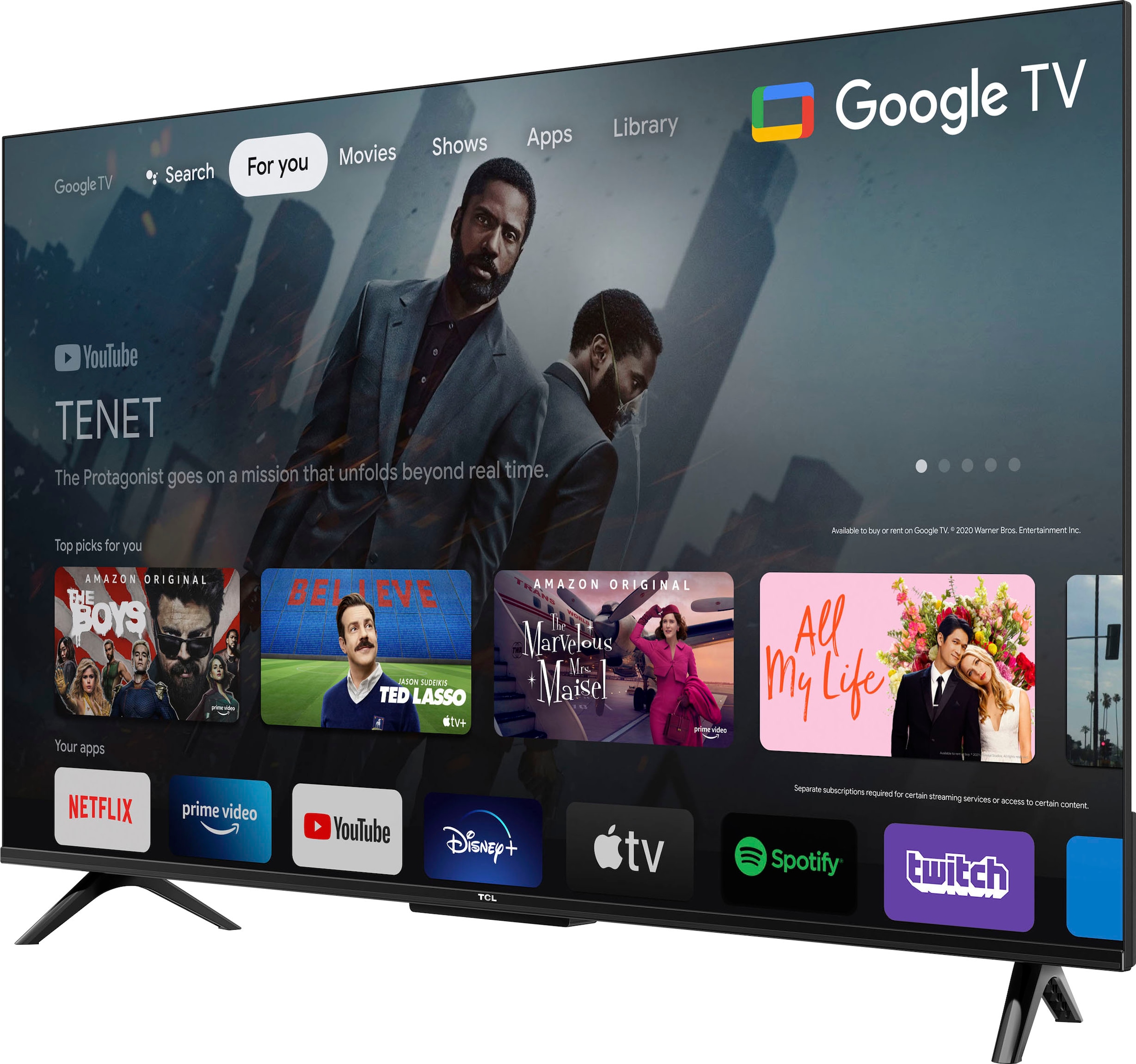 TV-Google 60Hz ➥ LED-Fernseher »43P631X1«, 108 Ultra HD, HDR10, Jahre cm/43 3 Zoll, Clarity, Motion 4K UNIVERSAL Garantie Android Metallgehäuse XXL TV-Smart-TV, TCL |