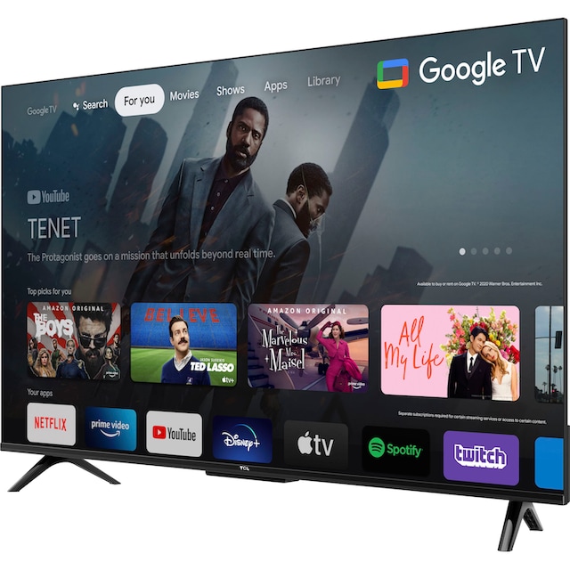 TCL LED-Fernseher »43P631X1«, 108 cm/43 Zoll, 4K Ultra HD, Android TV-Google  TV-Smart-TV, HDR10, 60Hz Motion Clarity, Metallgehäuse ➥ 3 Jahre XXL  Garantie | UNIVERSAL