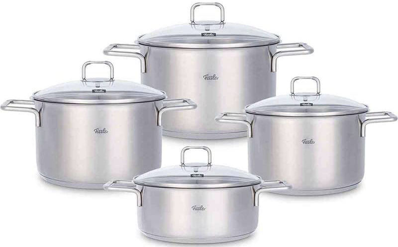 Topf-Set »Hamburg«, Edelstahl 18/10, (Set, 4 tlg.), Induktion, KT16/20/24 BT20cm, Made...