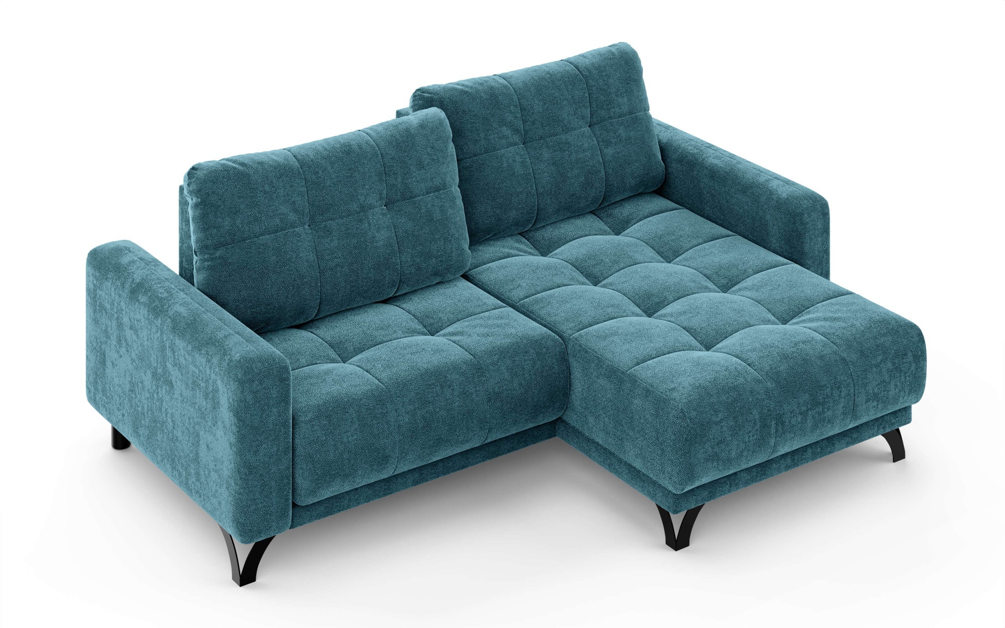 INOSIGN Ecksofa »FAIRVIEW mit verstellbaren Rückenlehne, Maße B/T/H: 234/174/93 cm«, L-Form mit Wellenunterfederung, Recamiere beidseitig montierbar