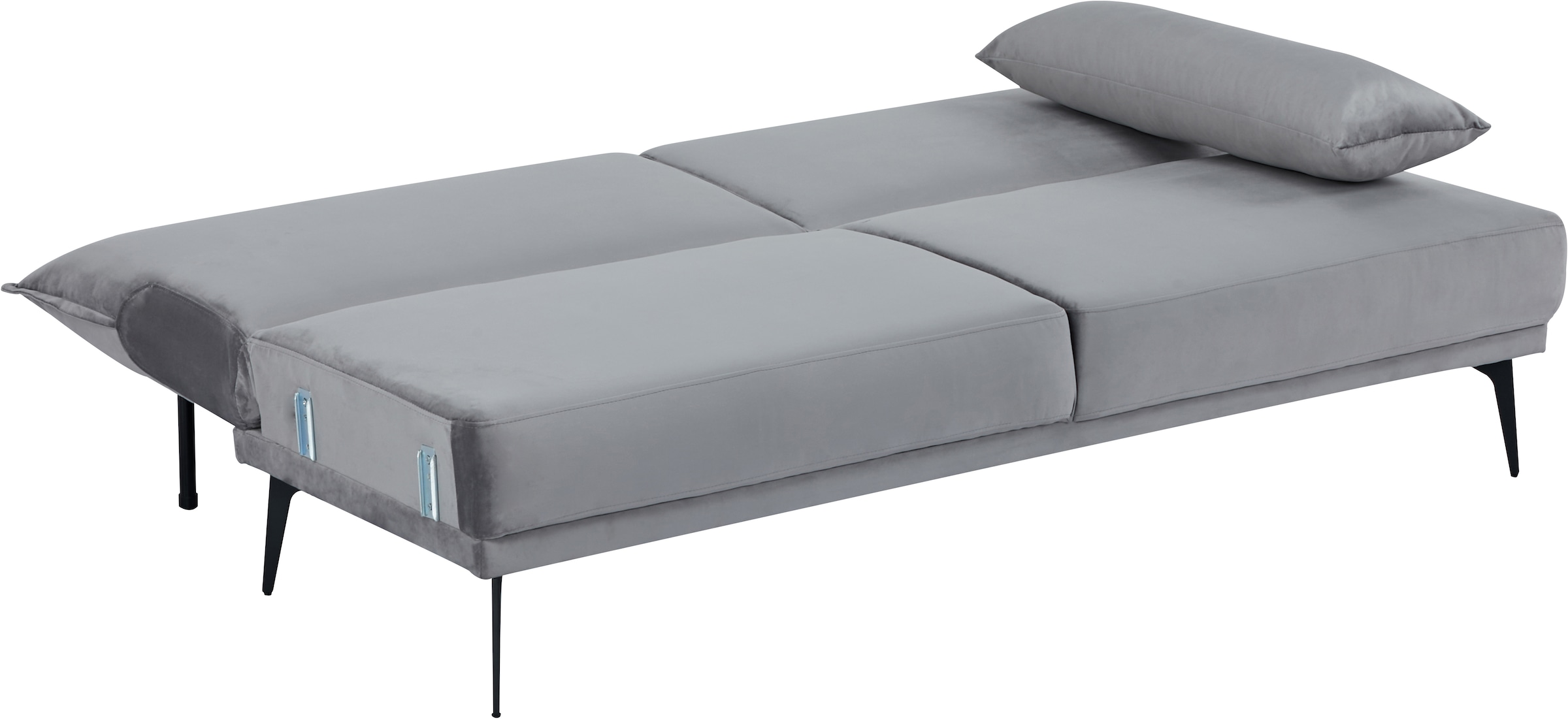 INOSIGN Schlafsofa »TULARE, 204 cm, klappbarer 3-Sitzer mit verstellbarer Rückenlehne,«, Schlaffunktion