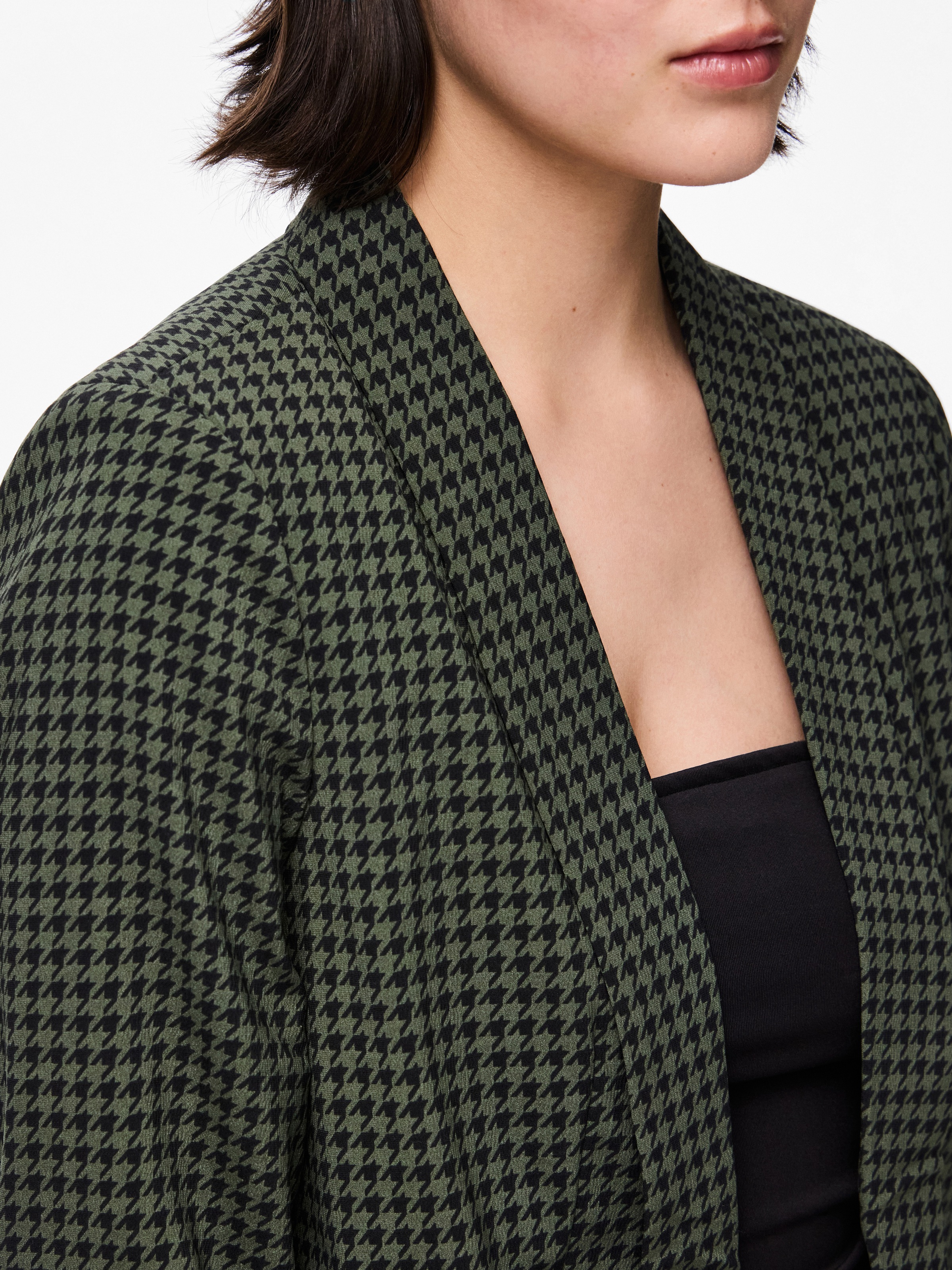 pieces Blusenblazer »PCBOSELLA 3/4 PRINTED BLAZER NOOS« mit 3/4 Ärmel
