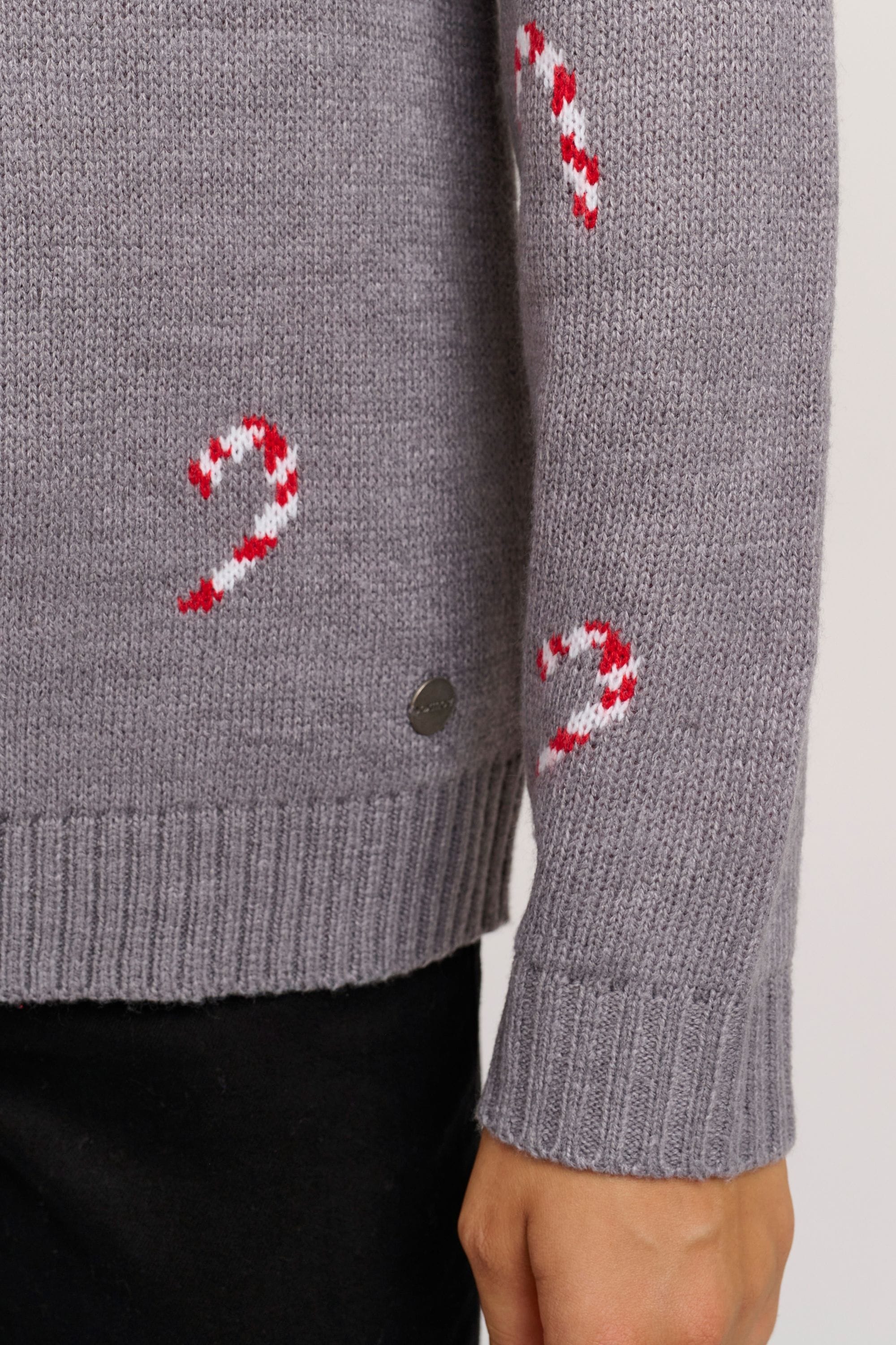 OXMO Strickfleece-Pullover »Strickpullover OXChristel«