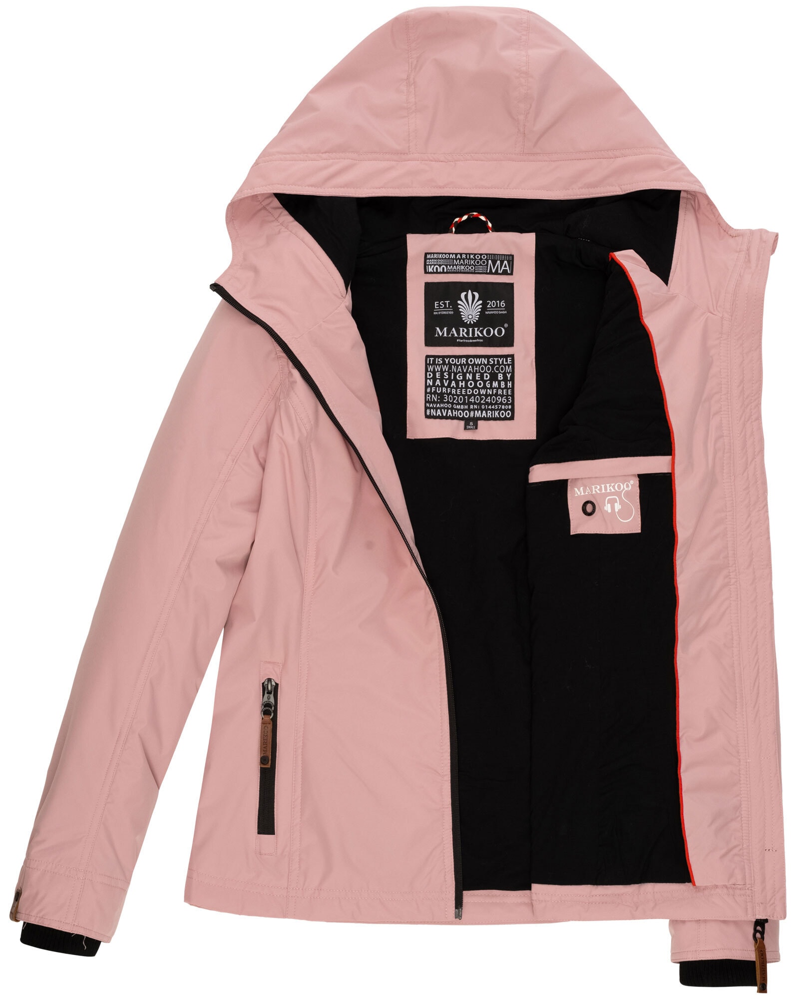 Marikoo Outdoorjacke »Marikoo Brombeere Damen Jacke B862«