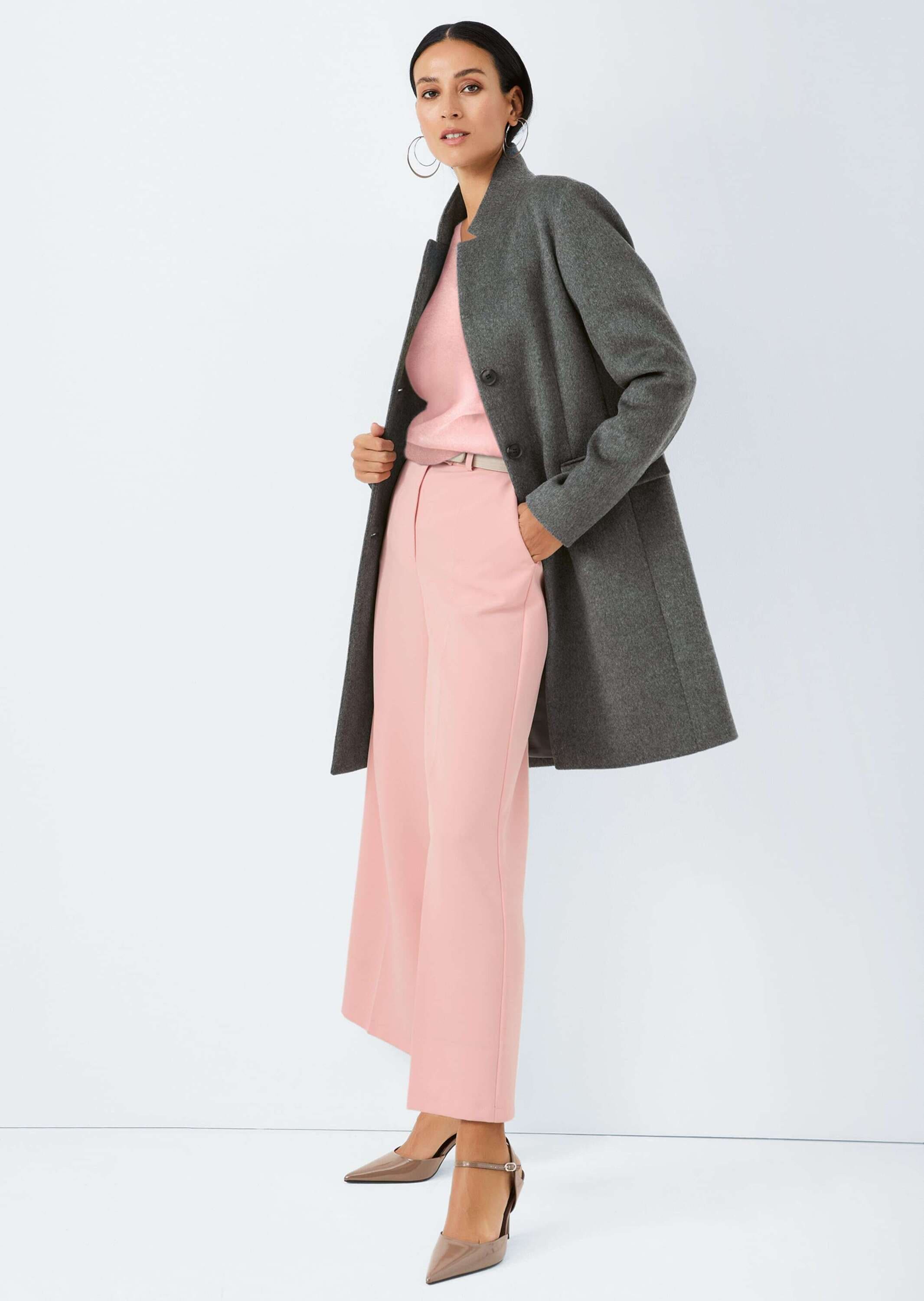 MADELEINE Langmantel »Mantel Kurzmantel mit Stehkragen«