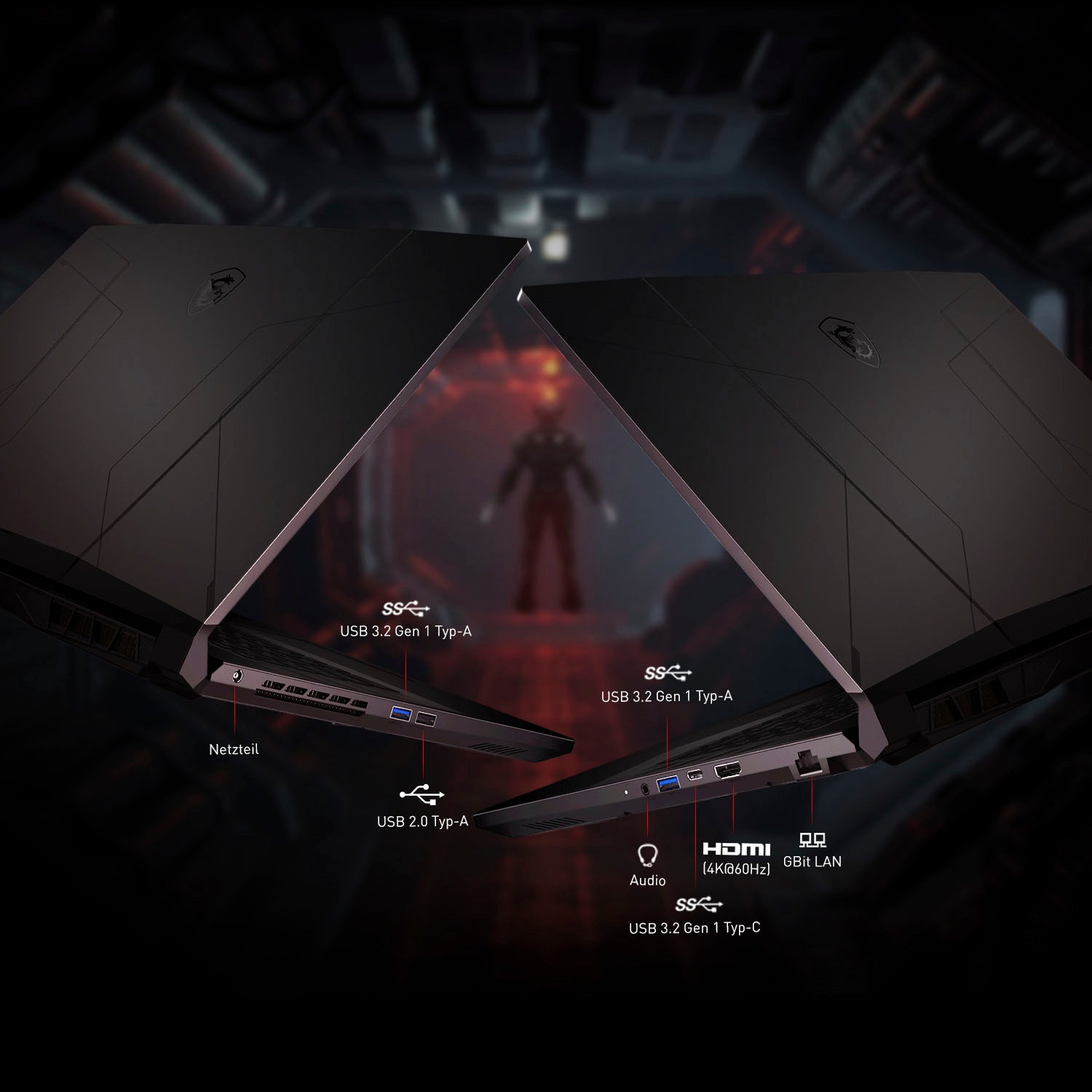 MSI Gaming-Notebook »Pulse GL76 12UCK-427«, 43,9 cm, / 17,3 Zoll, Intel, Core i5, GeForce RTX 3050, 512 GB SSD