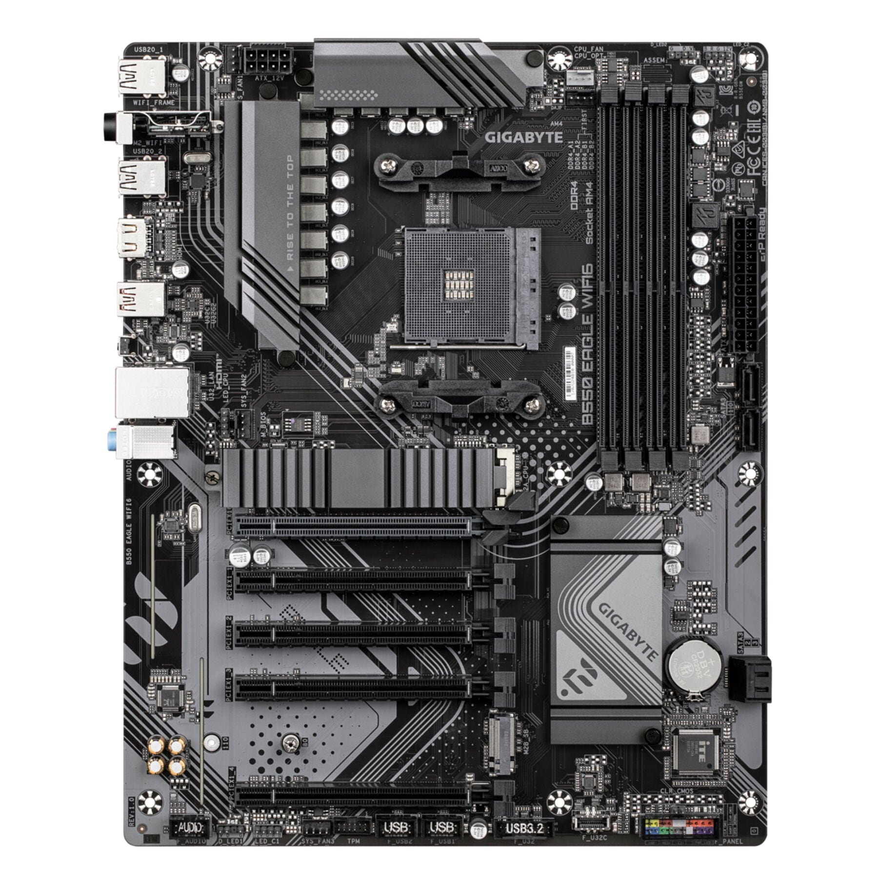 Gigabyte Mainboard »B550 EAGLE WIFI6 Mainboard – AMD Ryzen 5000 G-Serie CPUs, 10+3+1 Phase«