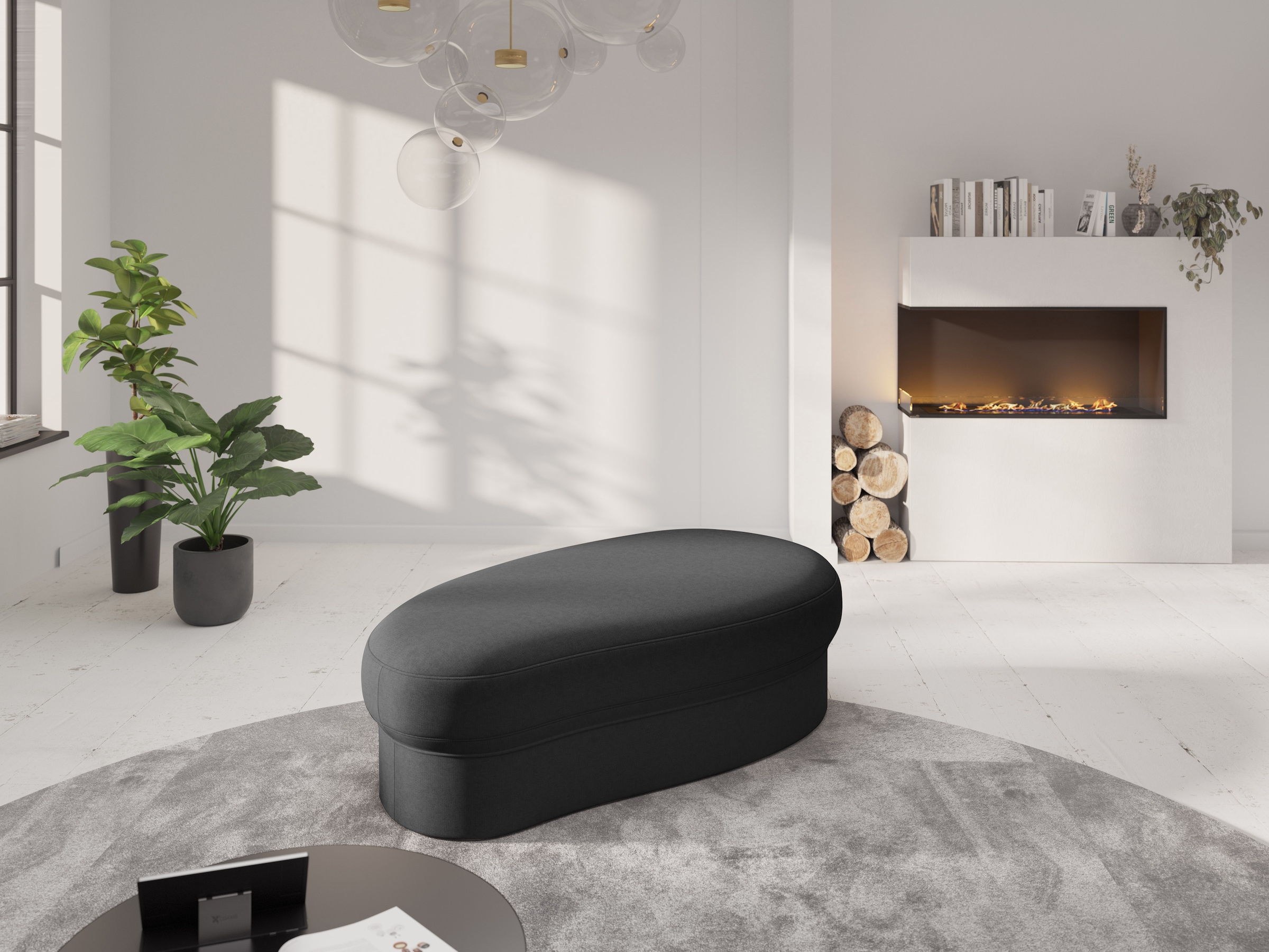 sit&more Polsterhocker »Samba« in vier Farbvarianten erhältlich