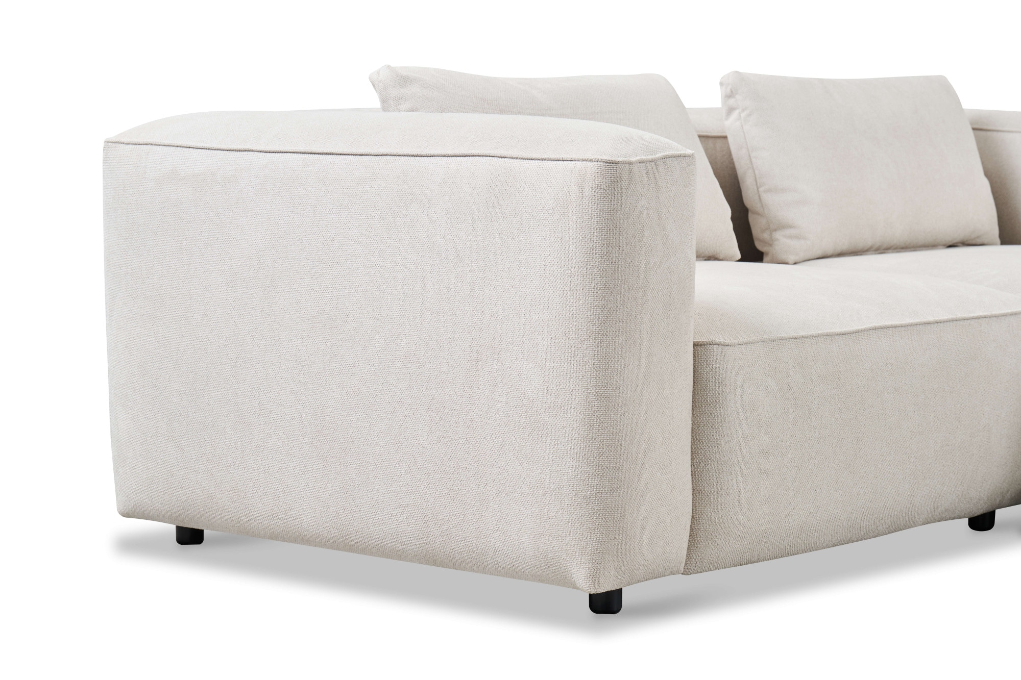 andas Ecksofa »Tvinnet« Breite 228 cm, extra tiefe Sitzfläche, kubisches Sitzvergnügen