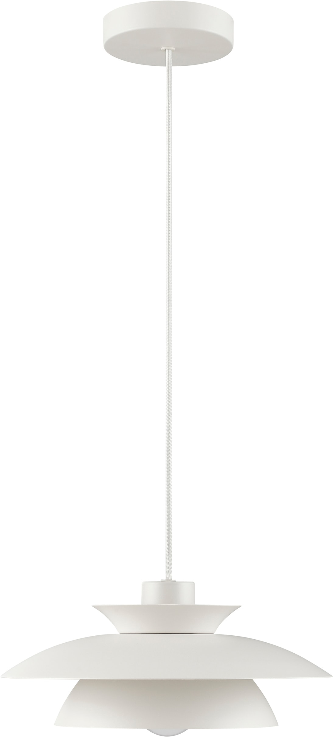 Brilliant Pendelleuchte »Appia« E27 1 Stk. Doppelschirm, Ø 30,5 cm, H 120 cm, E27 Fassung, Metall