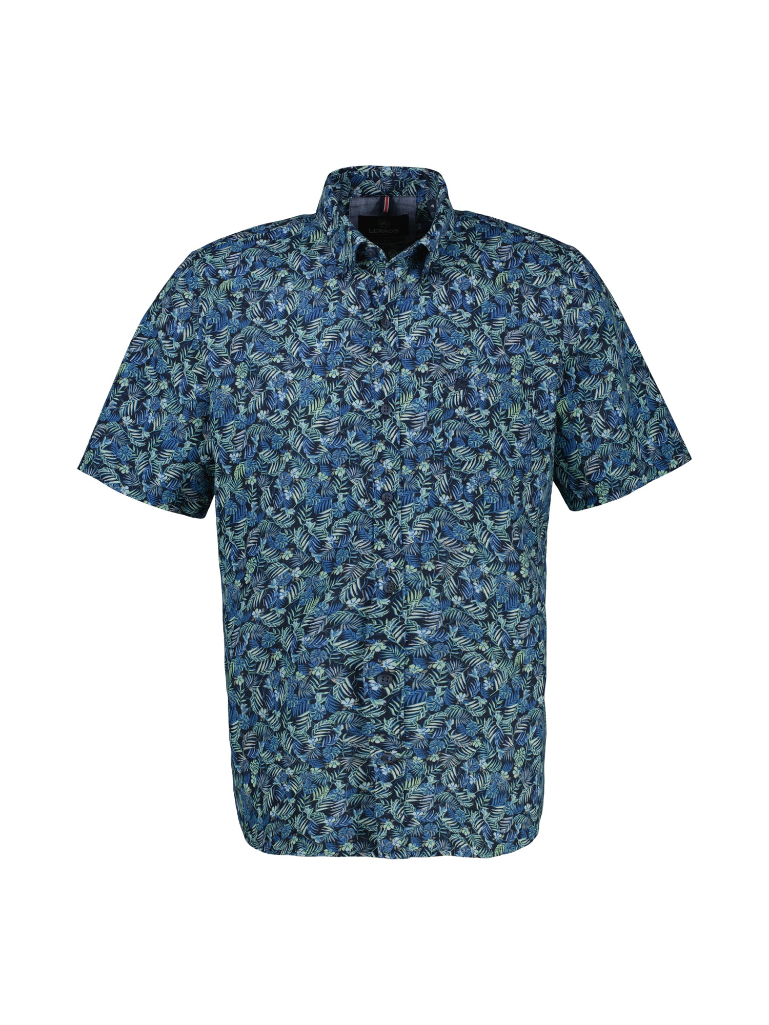 LERROS Kurzarmhemd »LERROS Herren Sommerhemd, floral bedruckt«