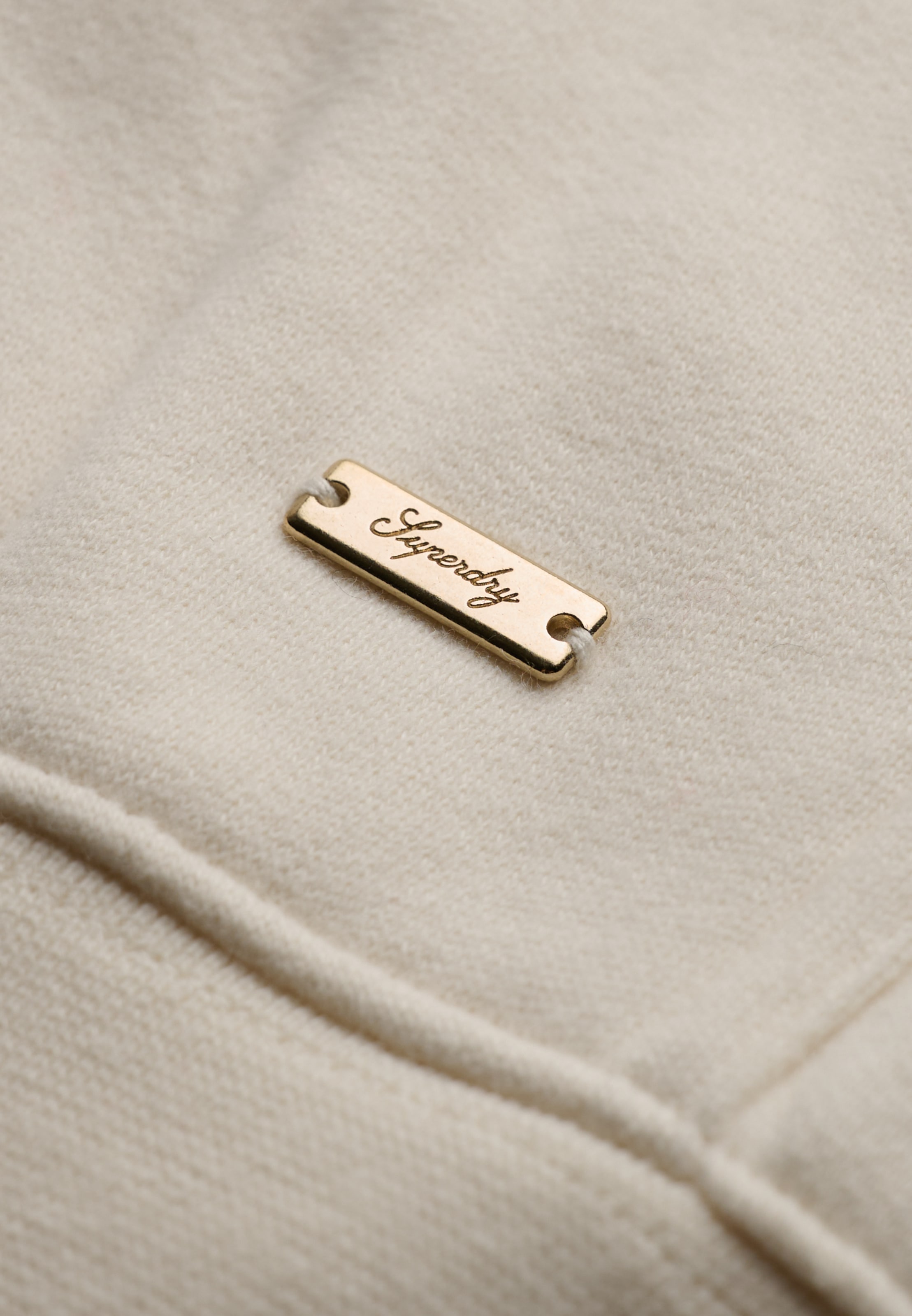 Superdry Kapuzensweatjacke »LUXE FUR LINED ZIPHOOD« Baumwollmischung, relaxed fit