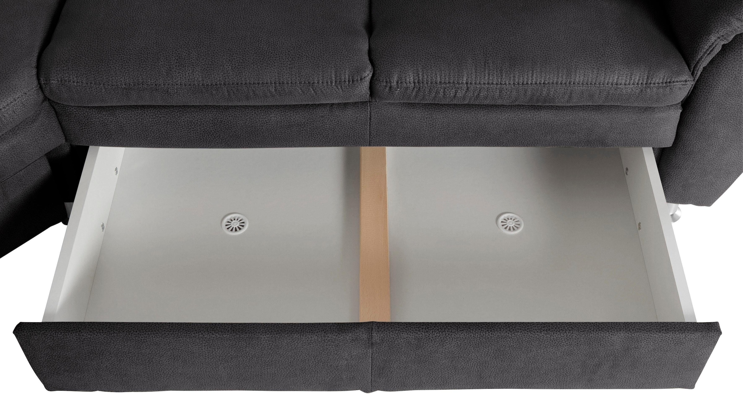 Places of Style Ecksofa »Cardoso L-Form«, mit Trapezecke für mehr Sitzkomfort, wahlweise auch mit Bettfunktion