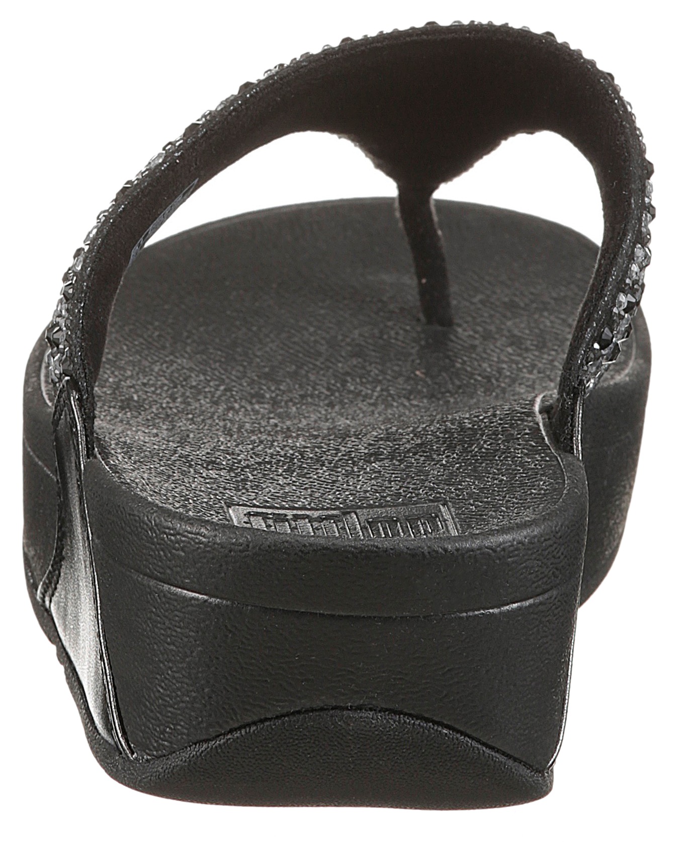 Fitflop Zehentrenner »LULU CRYSTAL«, Sandale, Pantolette mit Schmucksteine
