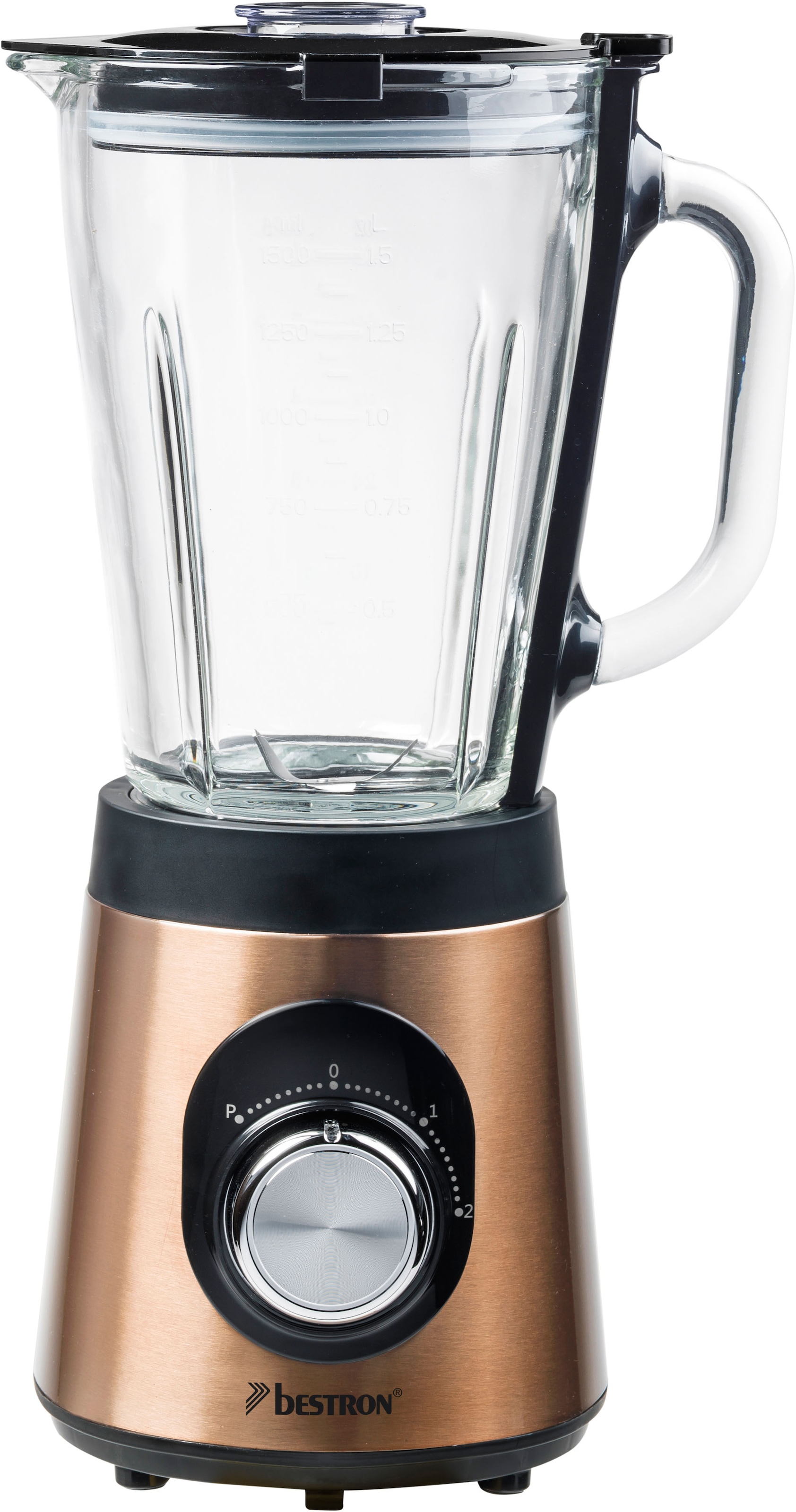 bestron Standmixer »ABL500CO Copper Collection«, 500 W, 1,5 Liter, Kupfer