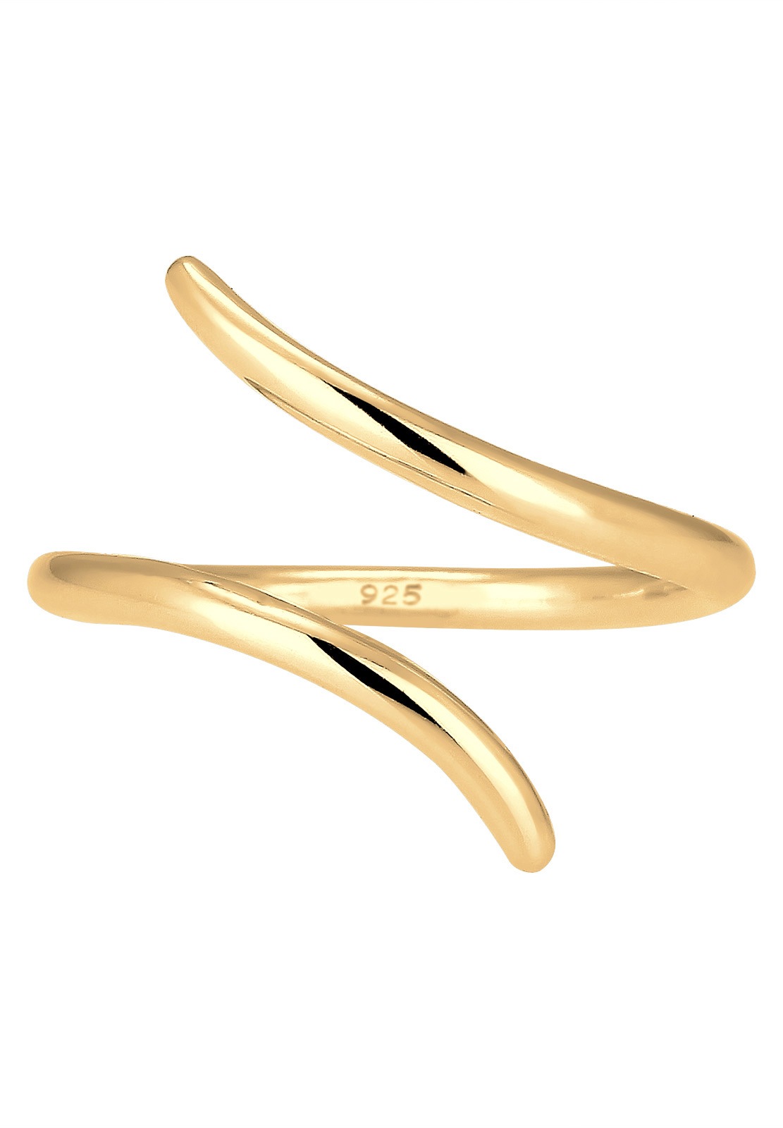 Elli Silberring »Ring Wickelring offen verstellbar Statement 925 Silber«
