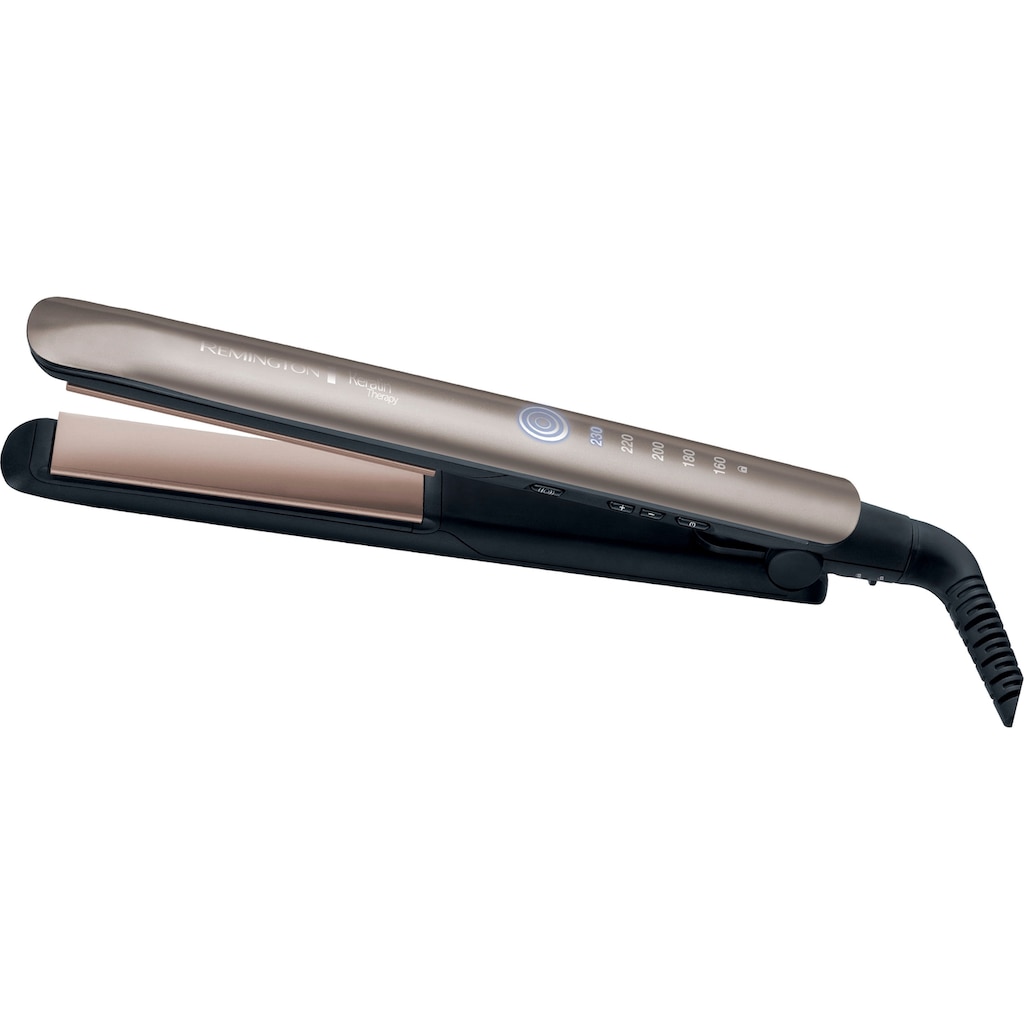 Remington Glätteisen »Keratin Therapy Pro, S8590, Haarglätter«, Keratin-Schutz-Technologie für Locken, Wellen und zum Glätten