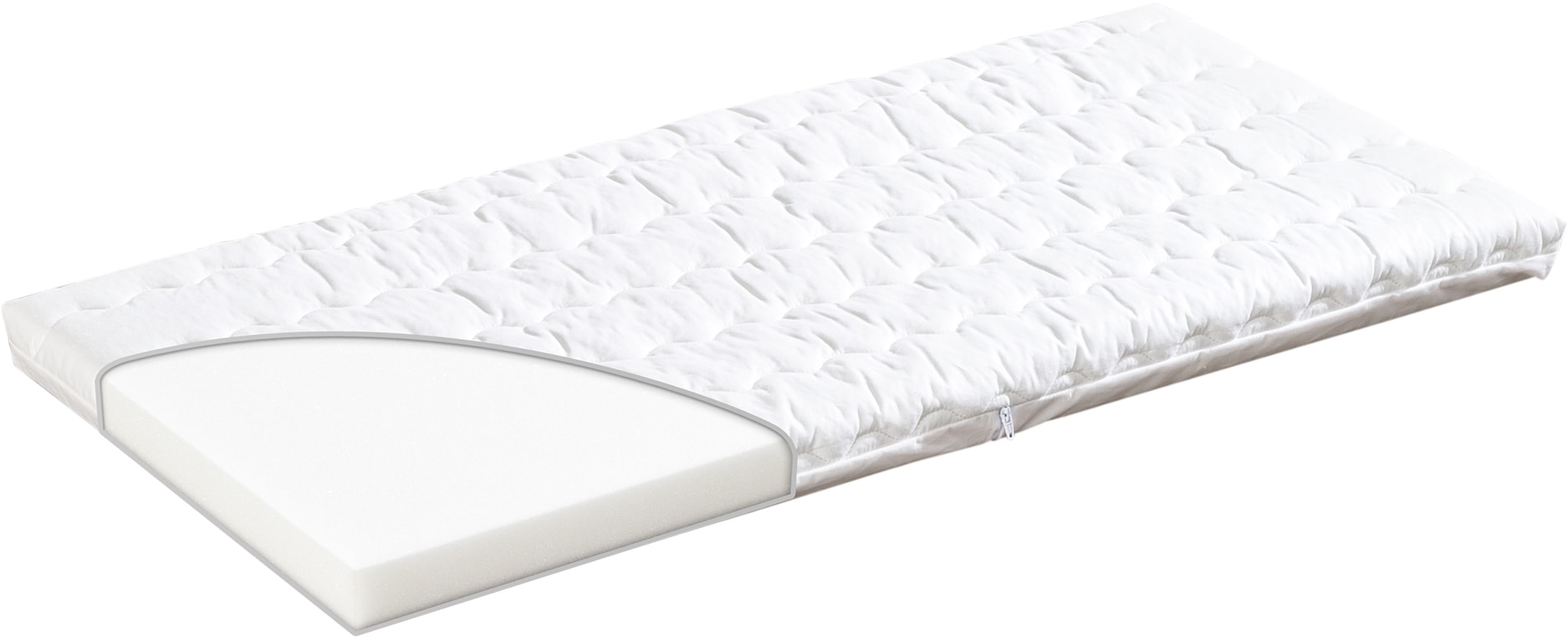 tiSsi® Beistellbett »SOPHIE Boxspring, weiß«, inklusive Matratze, stufenlose Höhenverstellung, umfunktionierbar