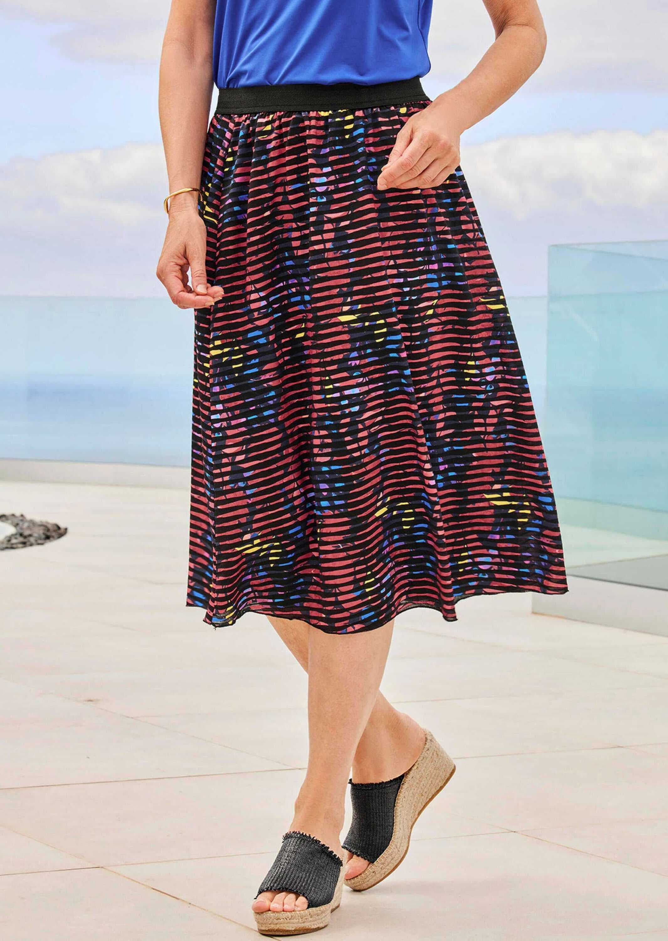 GOLDNER Schlupfrock »Kurzgröße Ausbrenner-Rock«