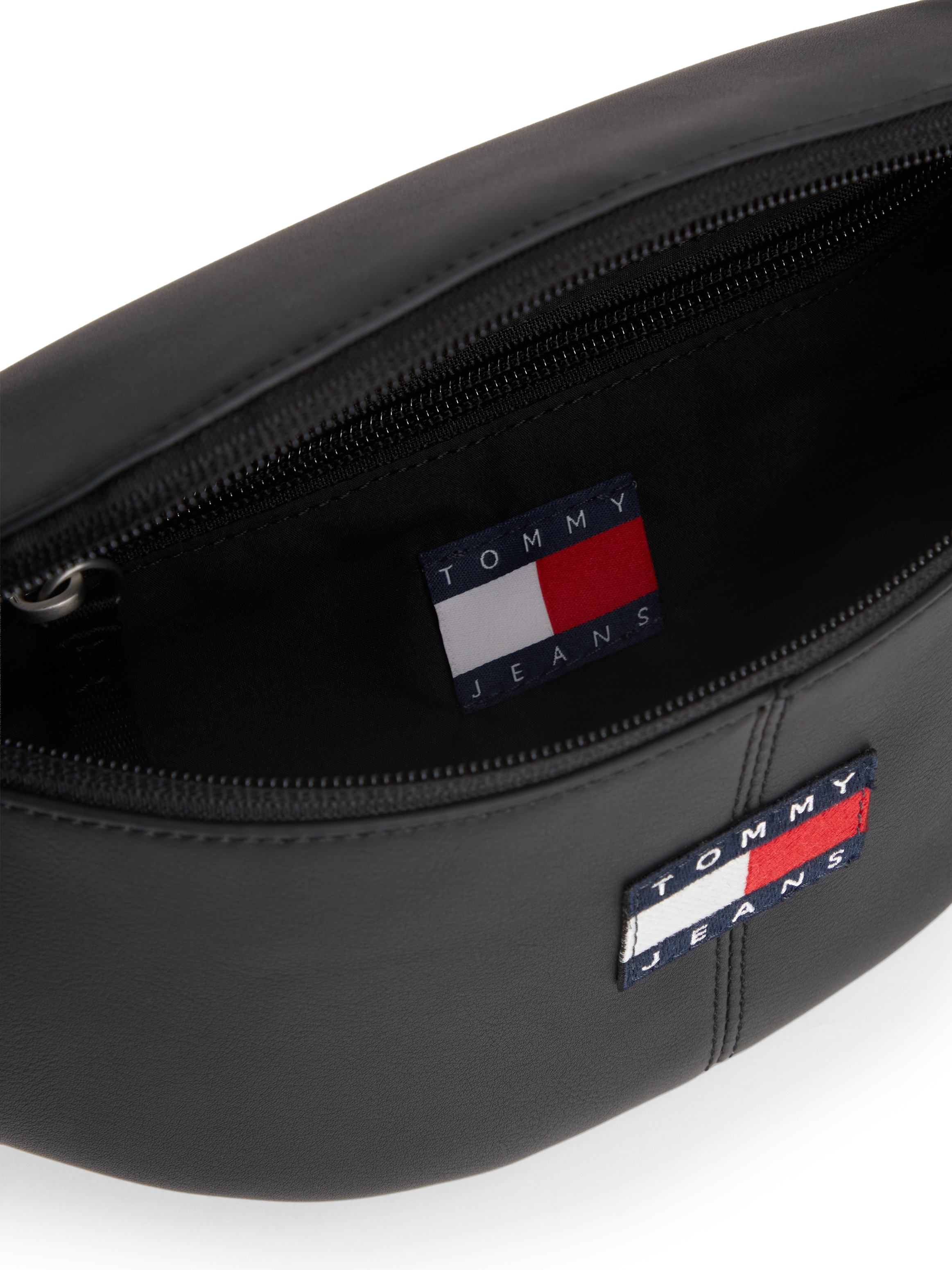 Tommy Jeans Bauchtasche »TJM ESS DAILY PU BUMBAG« Unisex Gürteltasche, Minibag, Crossbody-Bag mit Logo-Aufnäher