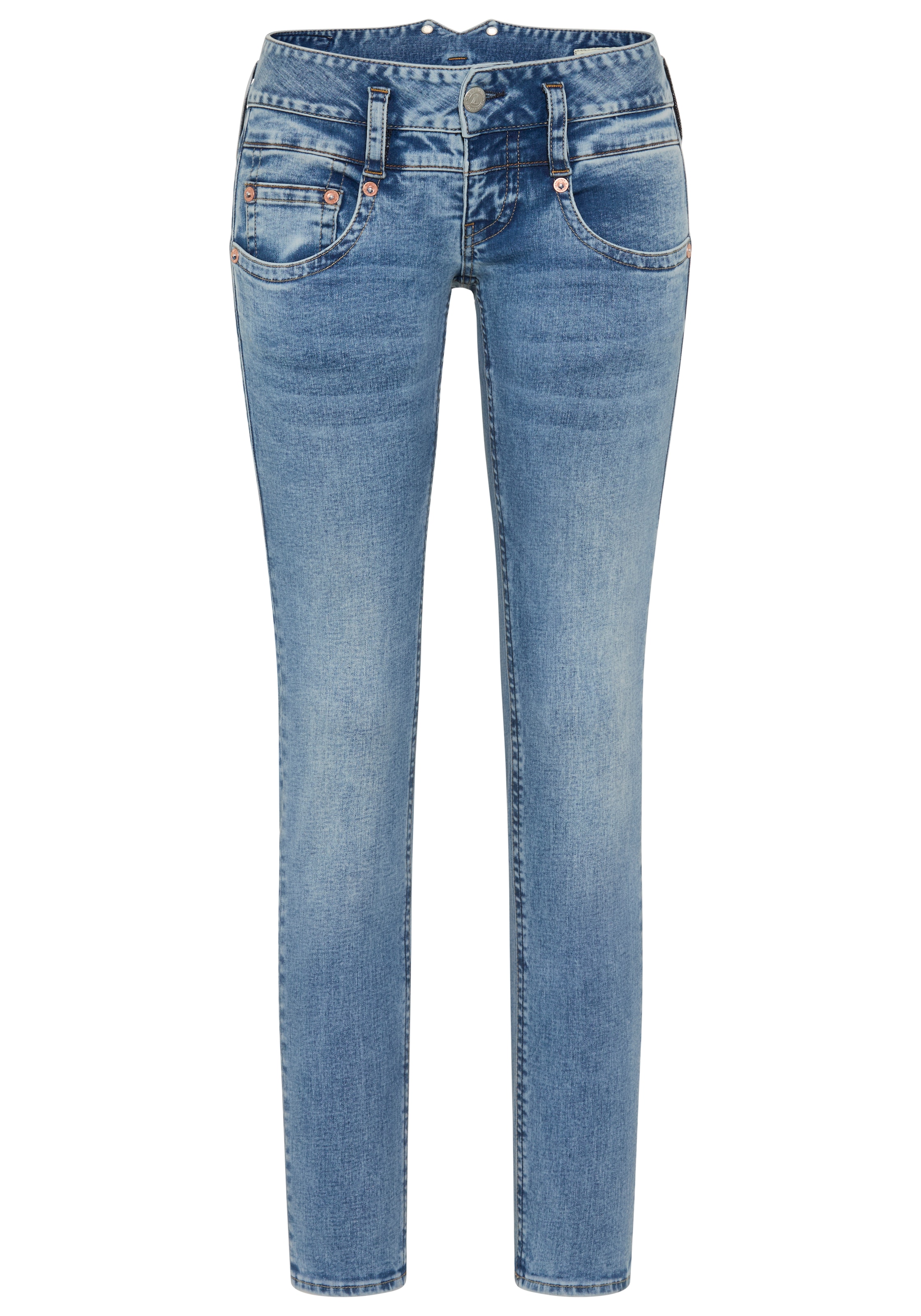 Herrlicher Slim-fit-Jeans »Pitch Slim Denim« aus Stretch-Denim