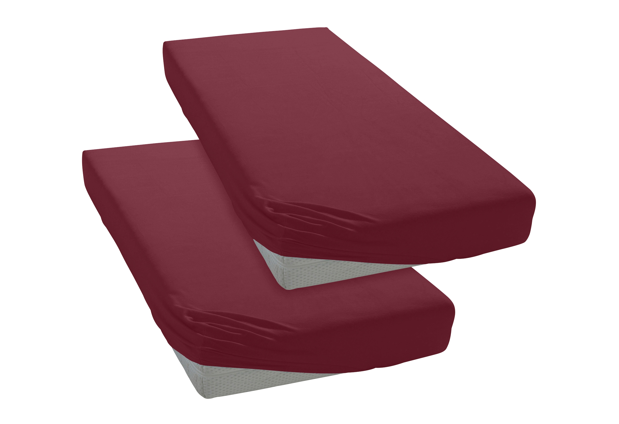 my home Spannbettlaken »PHYSALIS« 100% Baumwolle, Matratzen bis 18 cm Höhe, Bettlaken, Spannbetttuch