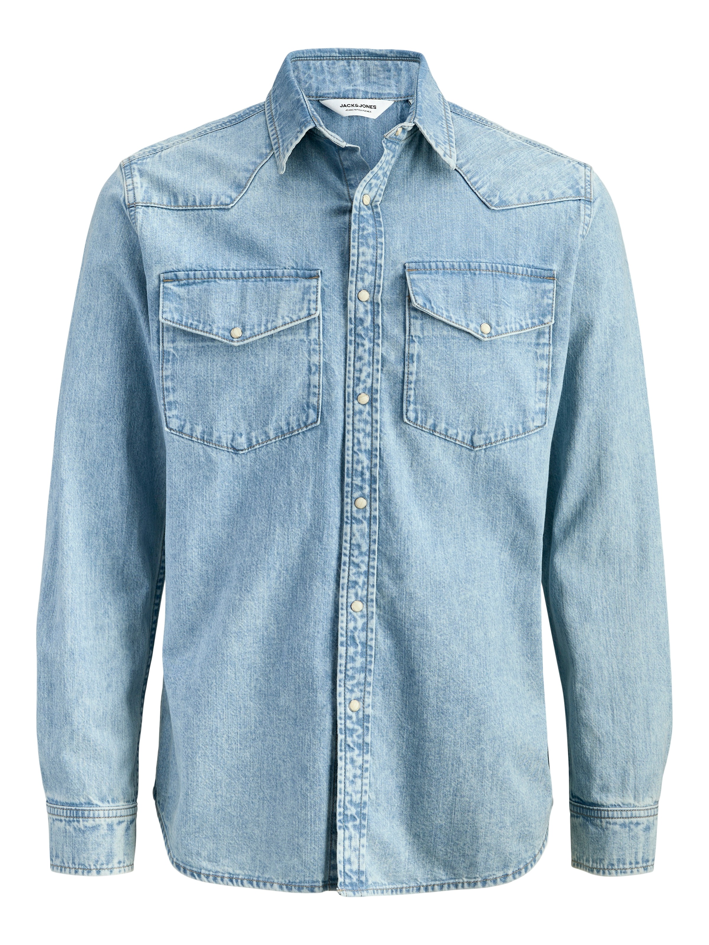 Jack & Jones Jeanshemd »JJEWESTERN JJSHIRT AT 187 NOOS« mit Brusttaschen