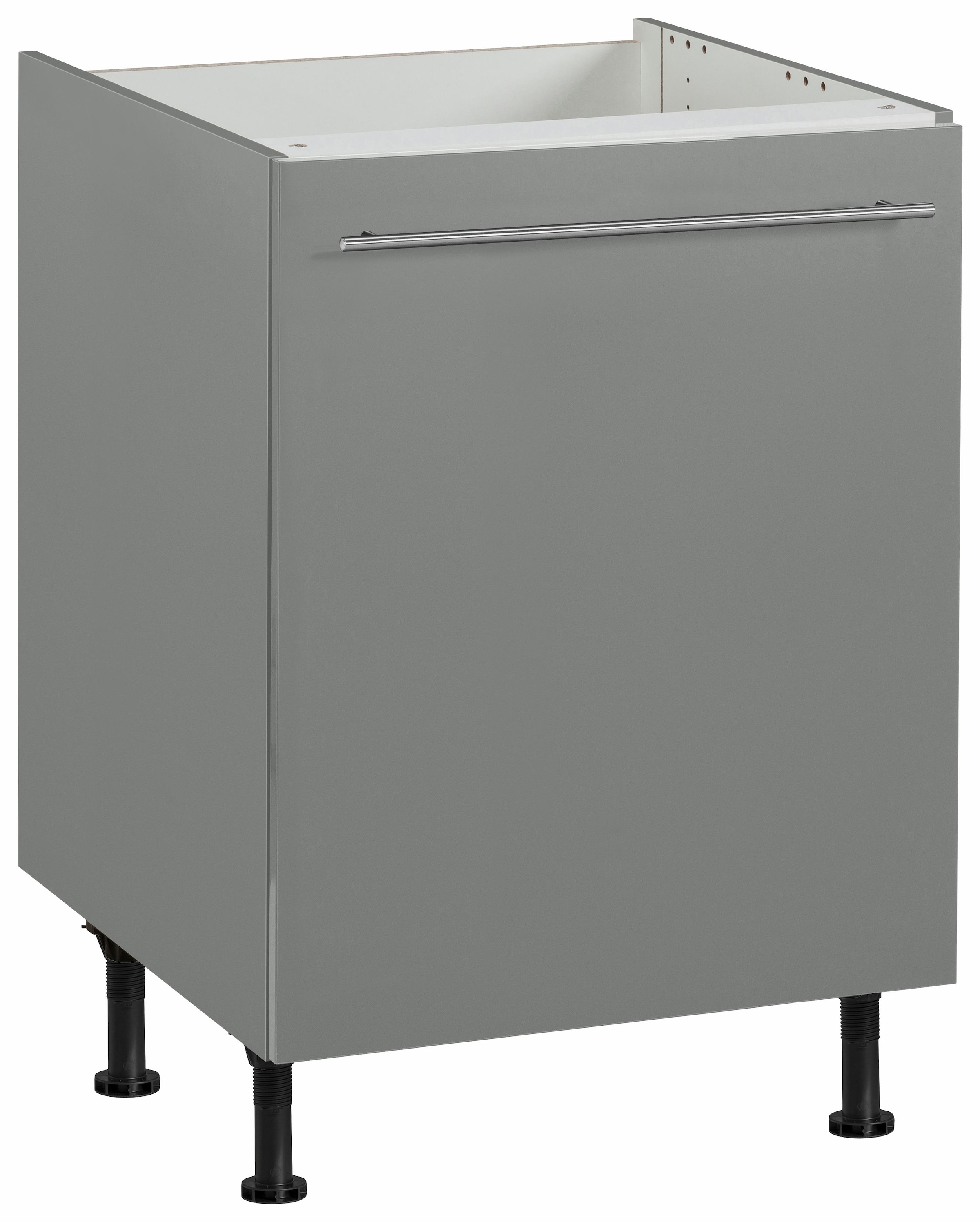 OPTIFIT Spülenschrank "Bern" 60 cm breit, mit 1 Tür, mit höhenverstellbaren Füßen, mit Metallgriff
