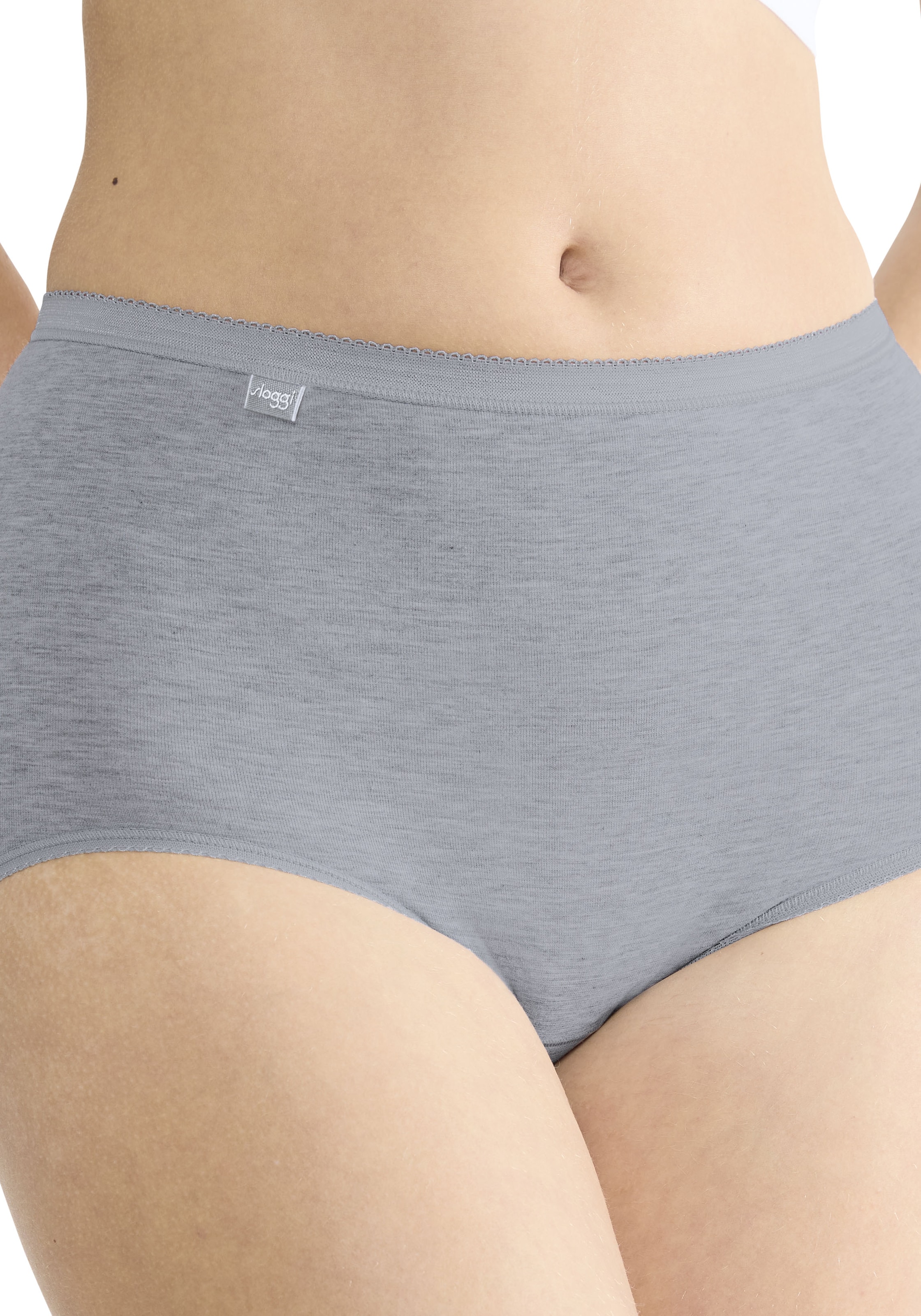 sloggi Slip »Basic+ Maxi C4P«, (4er Pack), perfekter Sitz