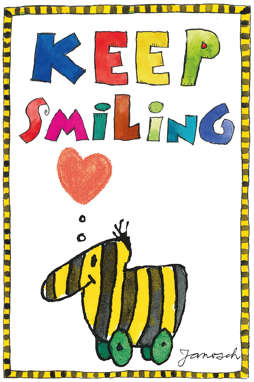 LuckyLinde Wanddekoobjekt »Tigerente mit Herz« Exklusive JANOSCH Kindermotive, Stahlschild