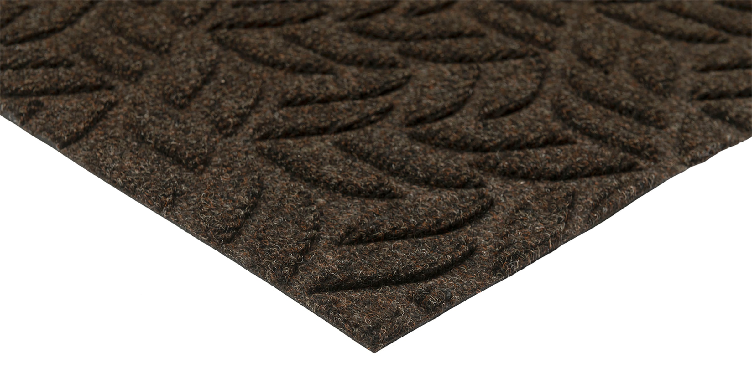 wash+dry by Kleen-Tex Fußmatte »DUNE Leaves Dark Brown«, rechteckig, 8 mm Höhe