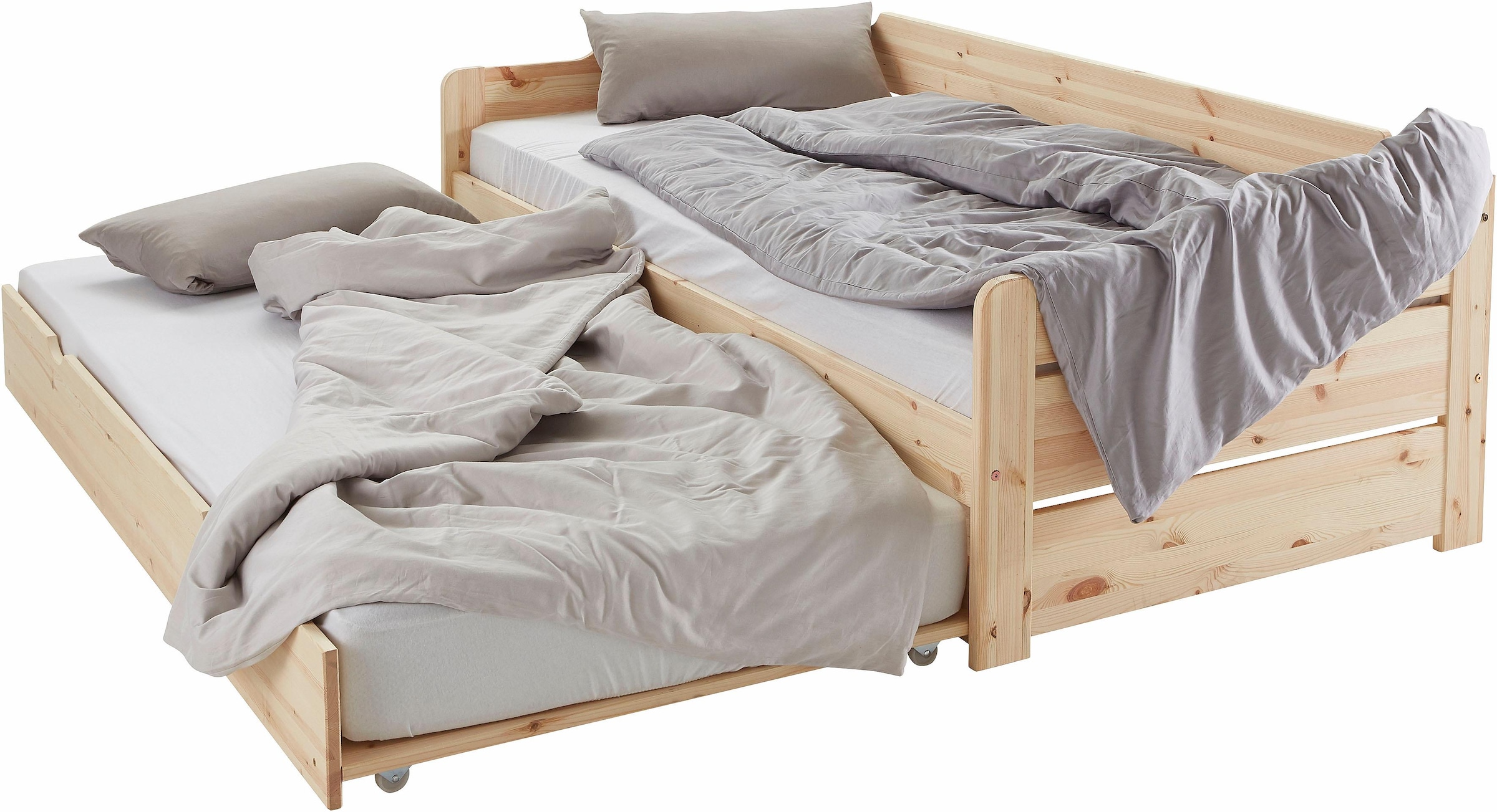 Home affaire Daybett »"REETE " BESTSELLER! Funktionsbett, Kinderbett, inklusive Schubkasten«, (2 Schlafplätze), FSC® zertifiziertes Massivholz (Kiefer), klassischer Landhausstil