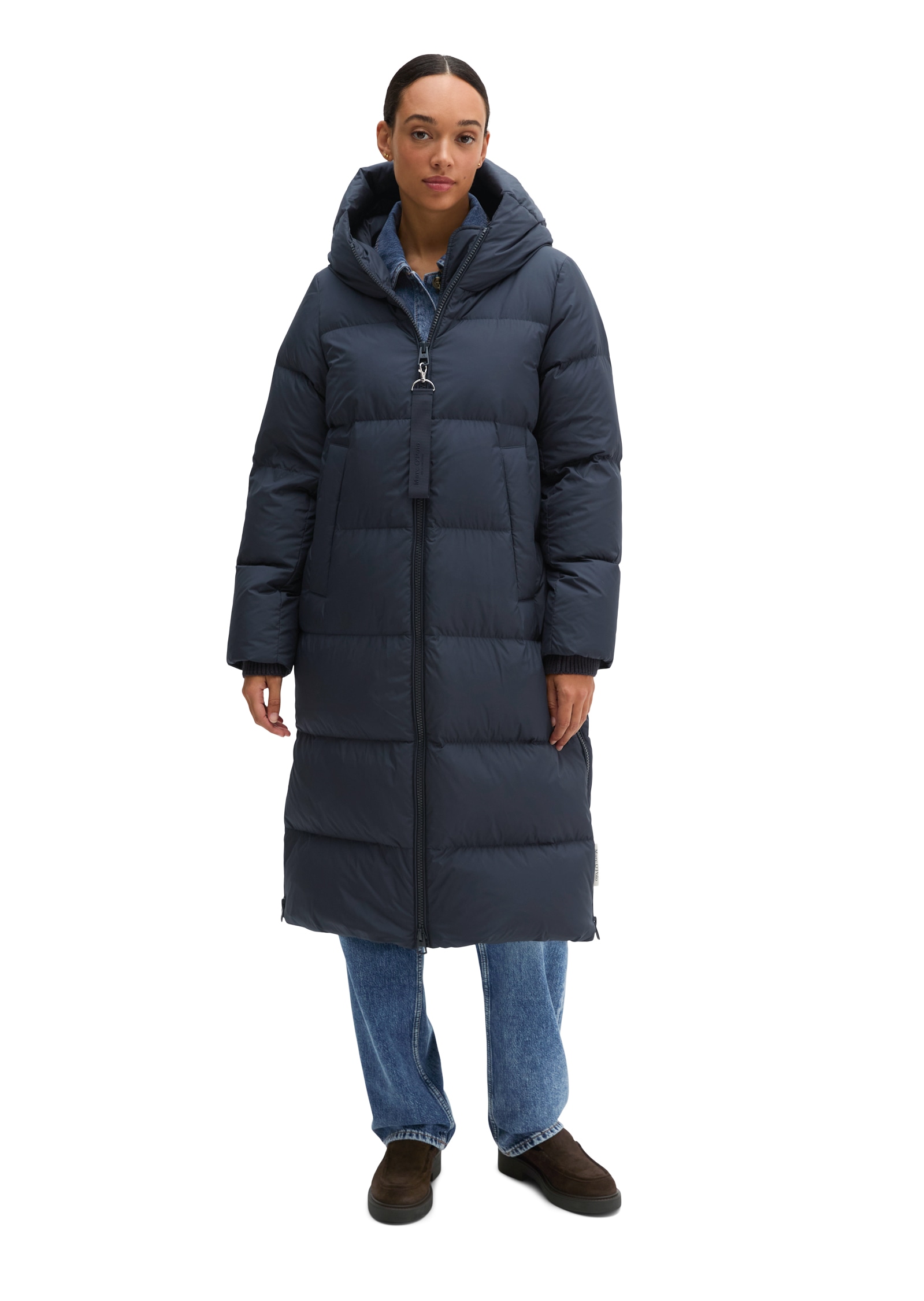 Marc O'Polo Daunenmantel mit 2Way-Zip und seitlichen Reißverschlüssen