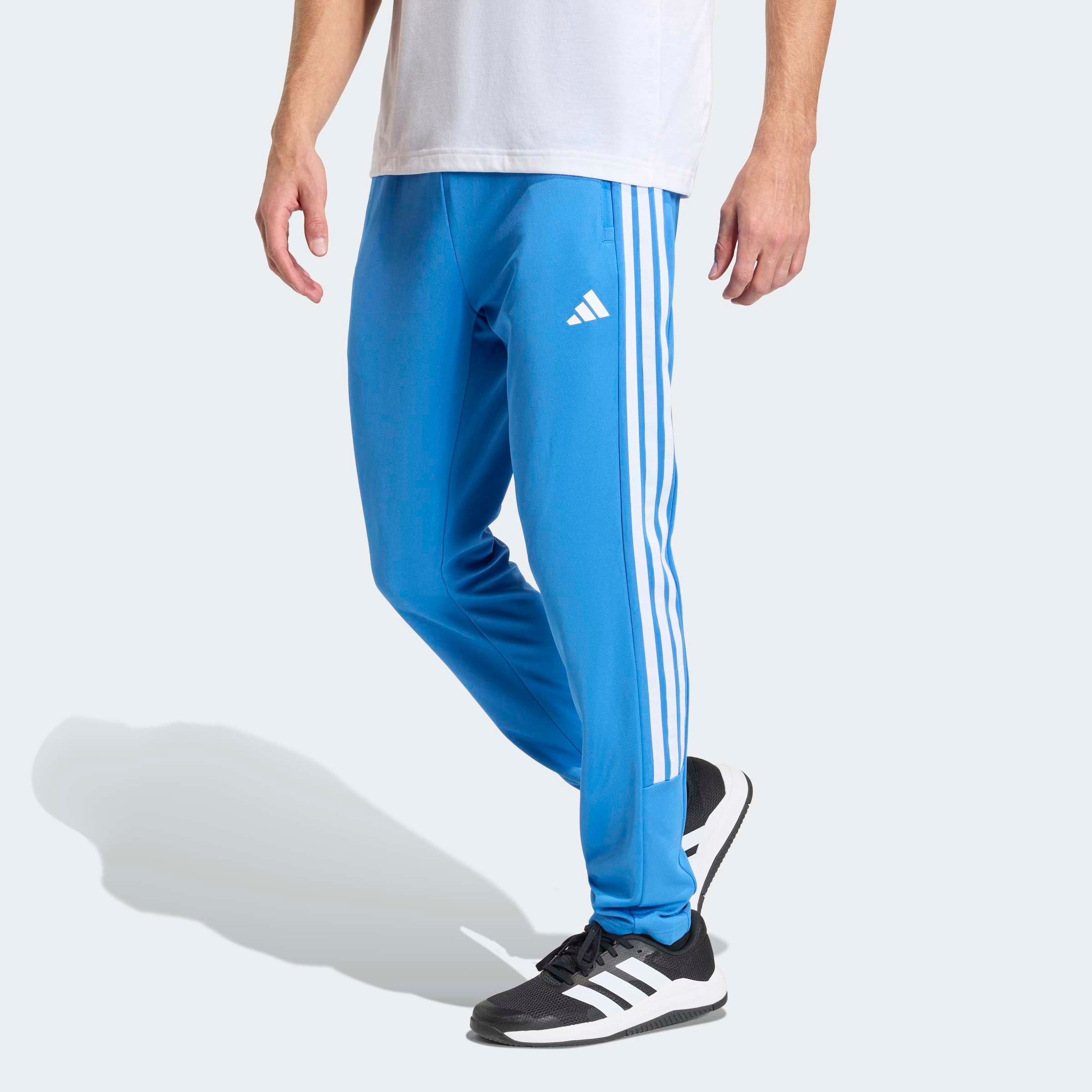 adidas Performance Sporthose »WORKOUT ESSENTIALS ALL-SET 3-STREIFEN, GEWIRKTES MATERIAL«  Trainingshose, Climacool, reguläre Passform