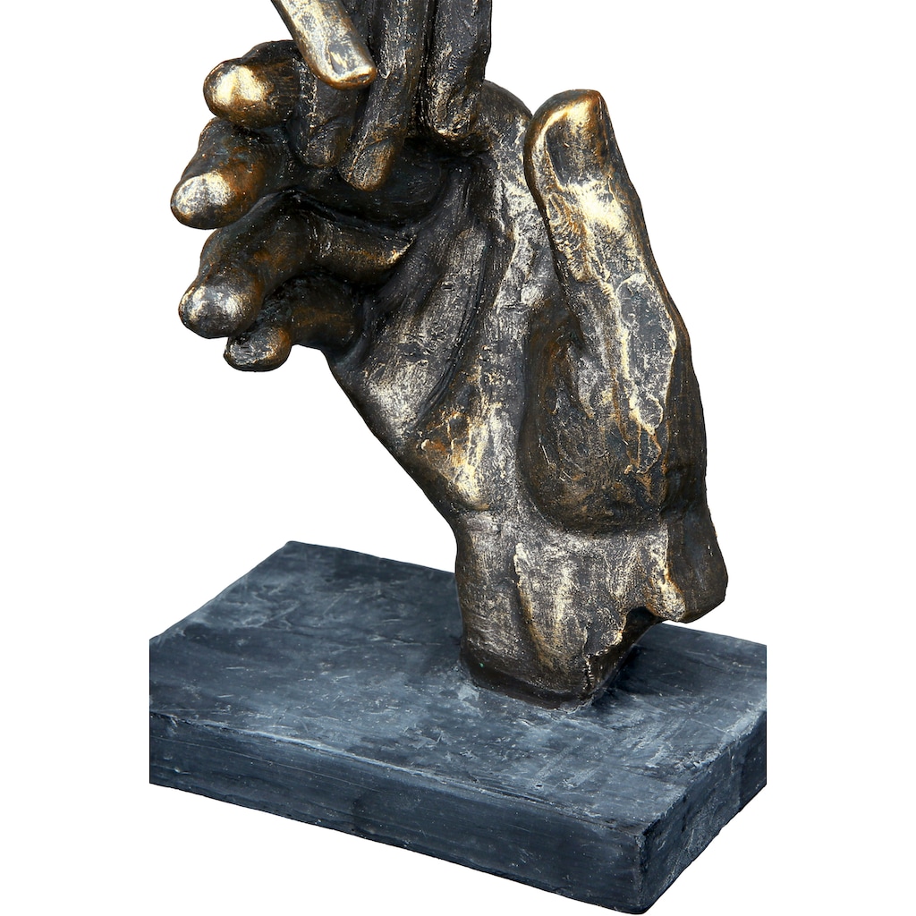 Casablanca by Gilde Dekofigur »Skulptur Two hands, bronzefarben«