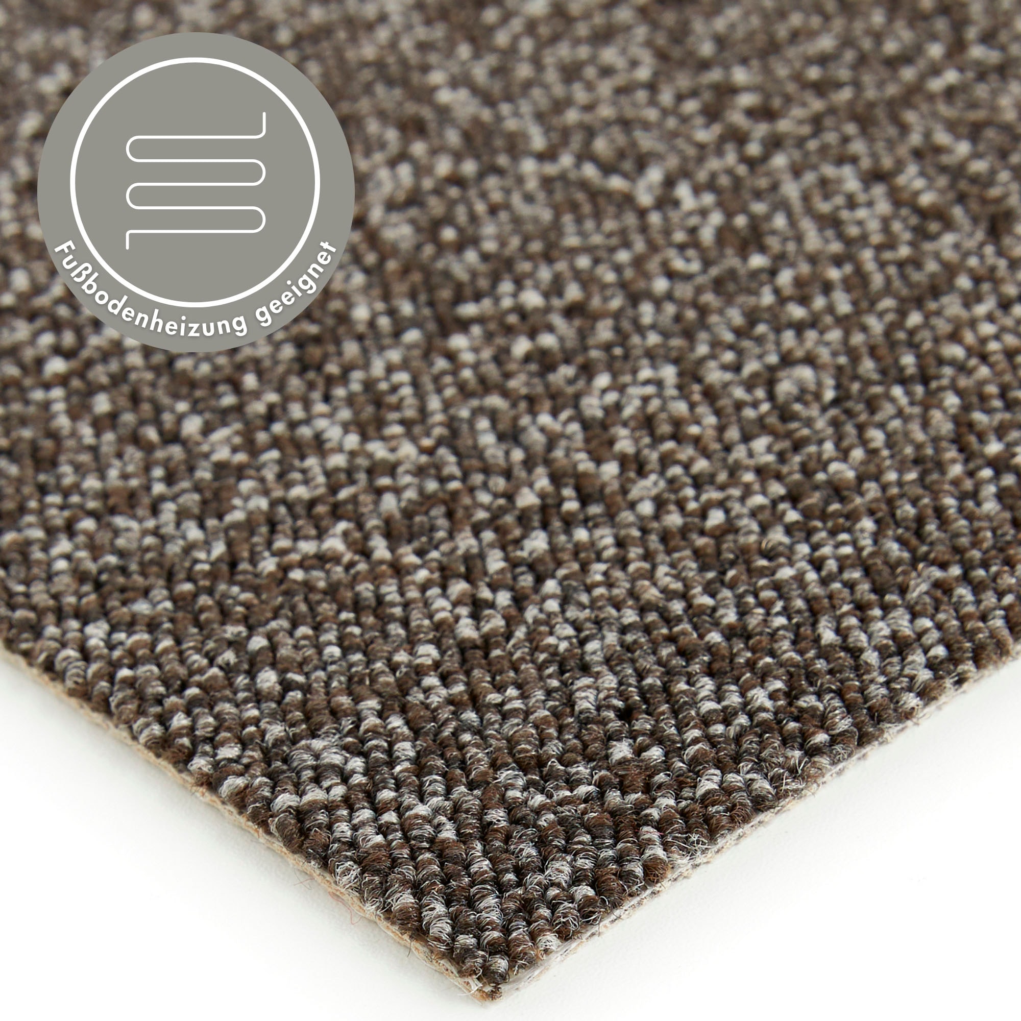 Andiamo Teppichboden »Matz, Schlinge, Made in Belgium«, rechteckig, 6 mm Höhe, meliert, Breite 400 cm oder 500 cm, strapazierfähig & pflegeleicht
