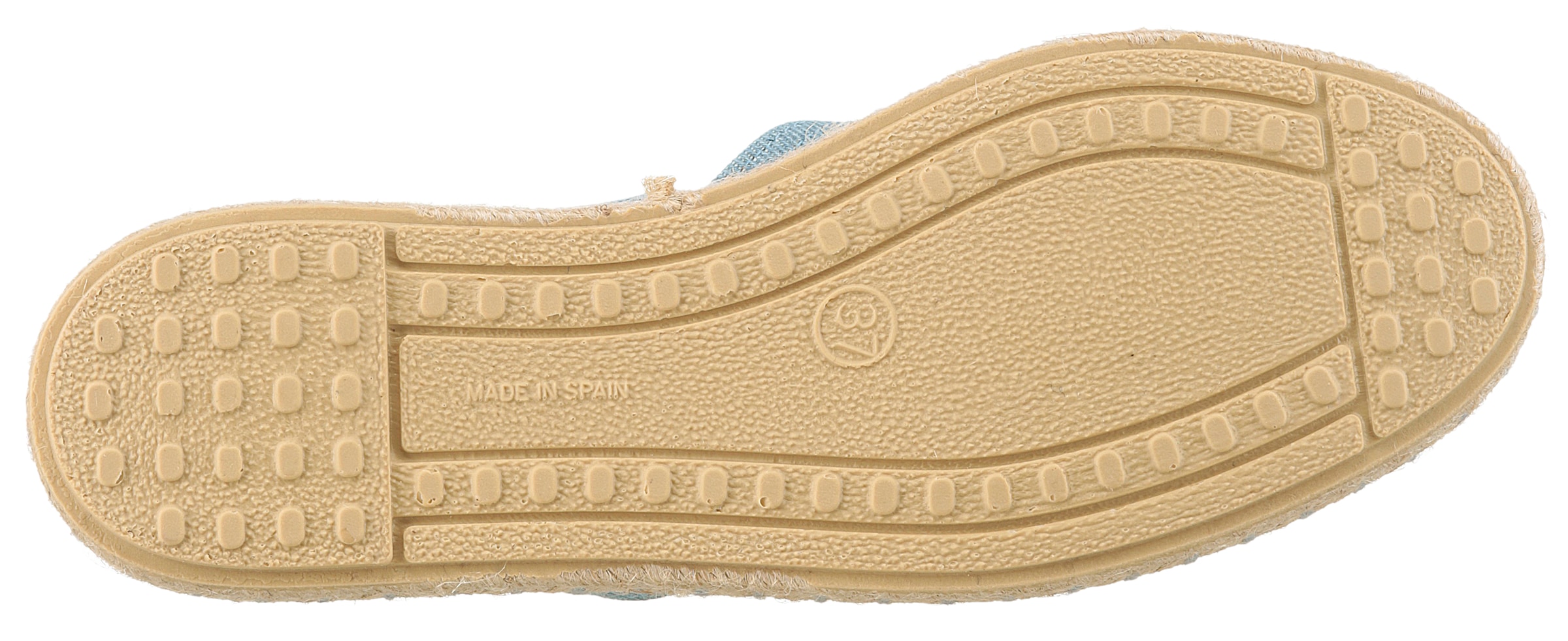 VERBENAS Espadrille »CARMEN DENIM«, Slipper, Sommerschuh, Strandschuh im Jeanslook