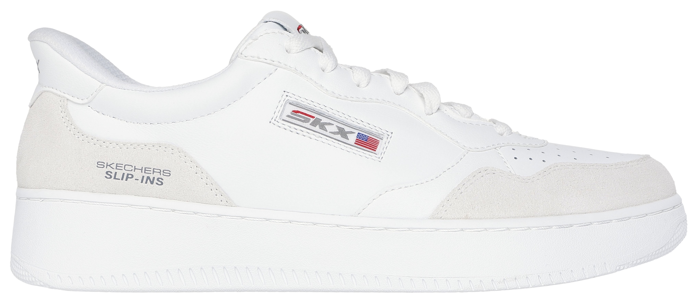 Skechers Slip-On Sneaker »SPORT COURT 2.0-KONOR«, im wertigem Leder-Mix